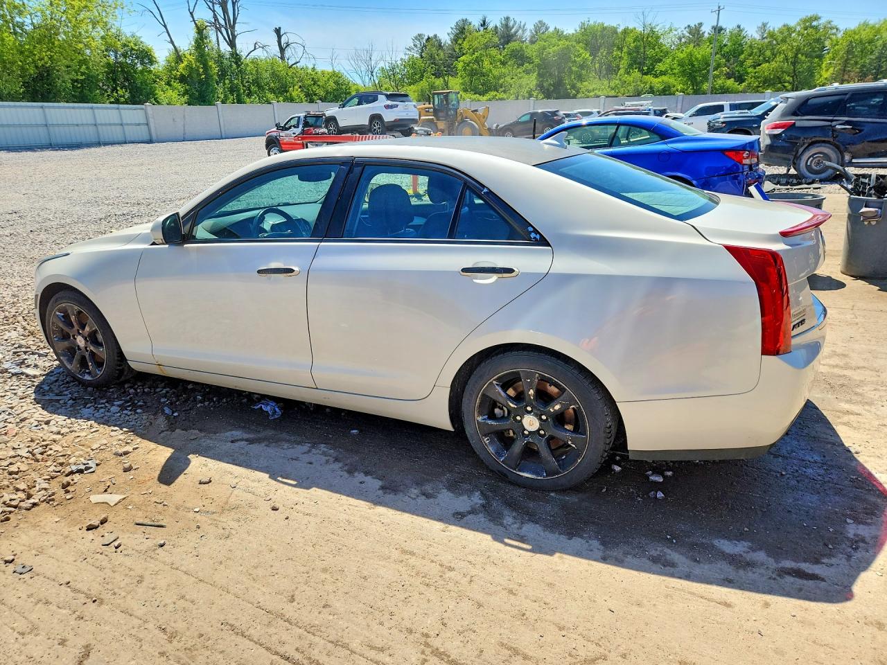 2013 Cadillac Ats Luxury White vin: 1G6AB5RA6D0111782