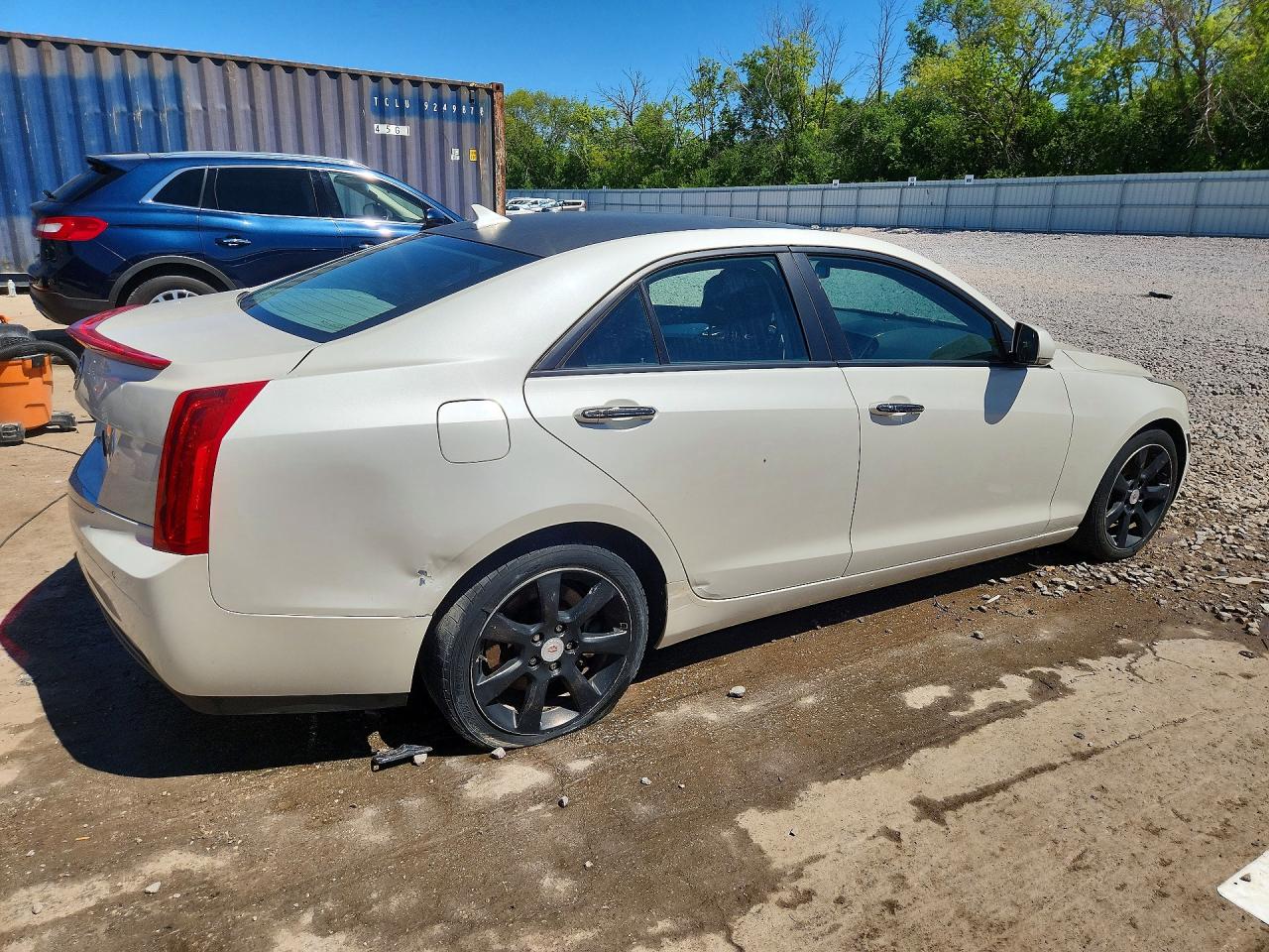 2013 Cadillac Ats Luxury White vin: 1G6AB5RA6D0111782
