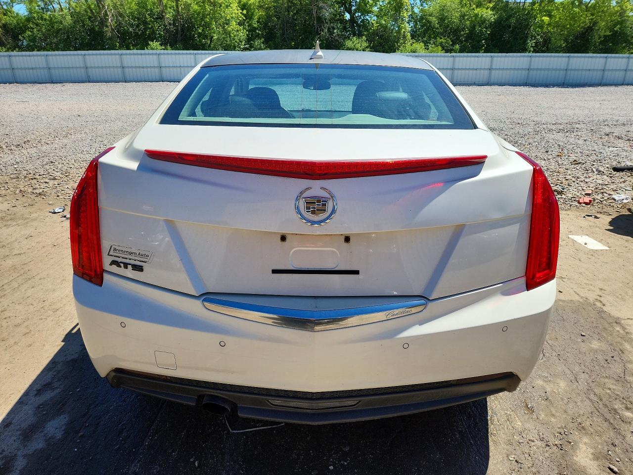 2013 Cadillac Ats Luxury White vin: 1G6AB5RA6D0111782