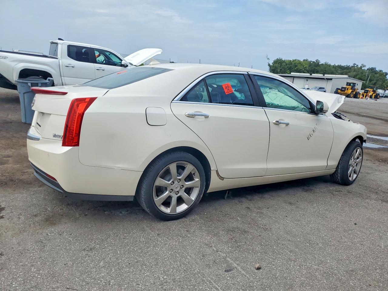 2013 Cadillac Ats Luxury Белый vin: 1G6AB5RA6D0143566