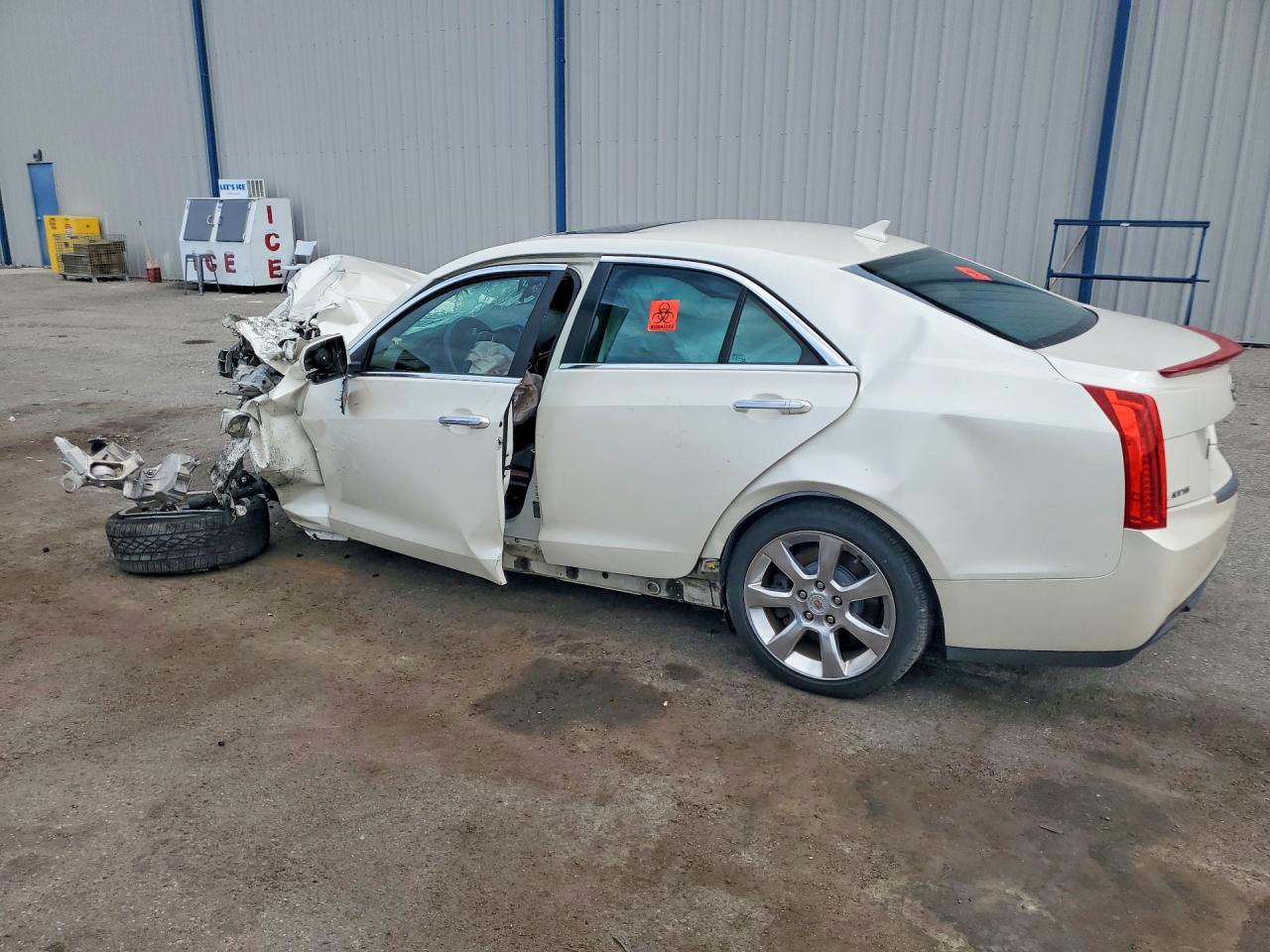 2013 Cadillac Ats Luxury Белый vin: 1G6AB5RA6D0143566