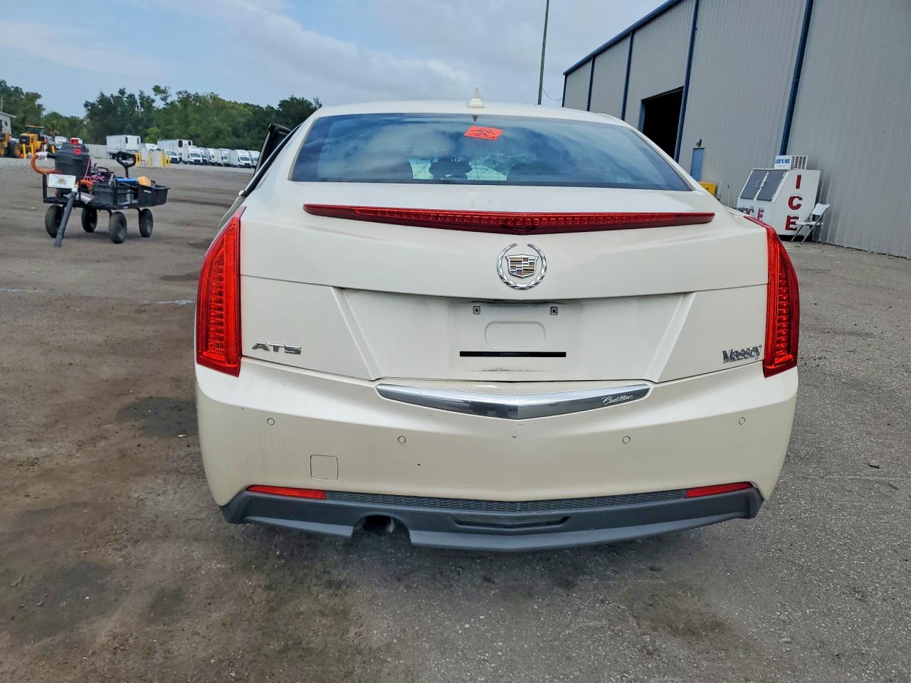 2013 Cadillac Ats Luxury Белый vin: 1G6AB5RA6D0143566