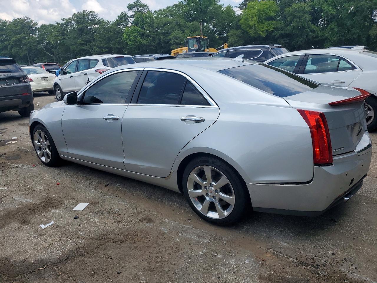 2013 Cadillac Ats Luxury Silver vin: 1G6AB5RA6D0158228