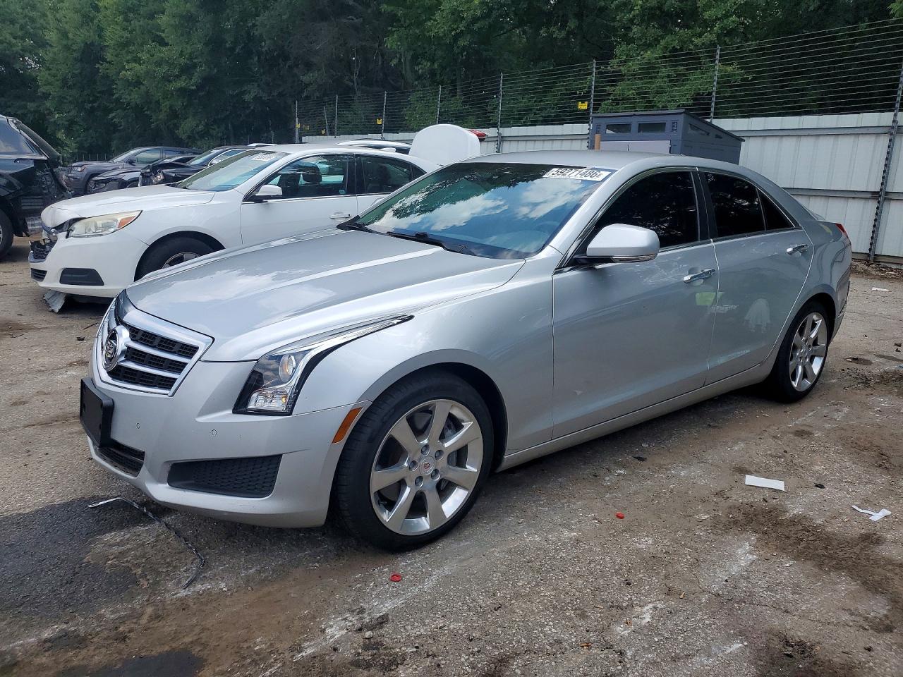 2013 Cadillac Ats Luxury Silver vin: 1G6AB5RA6D0158228
