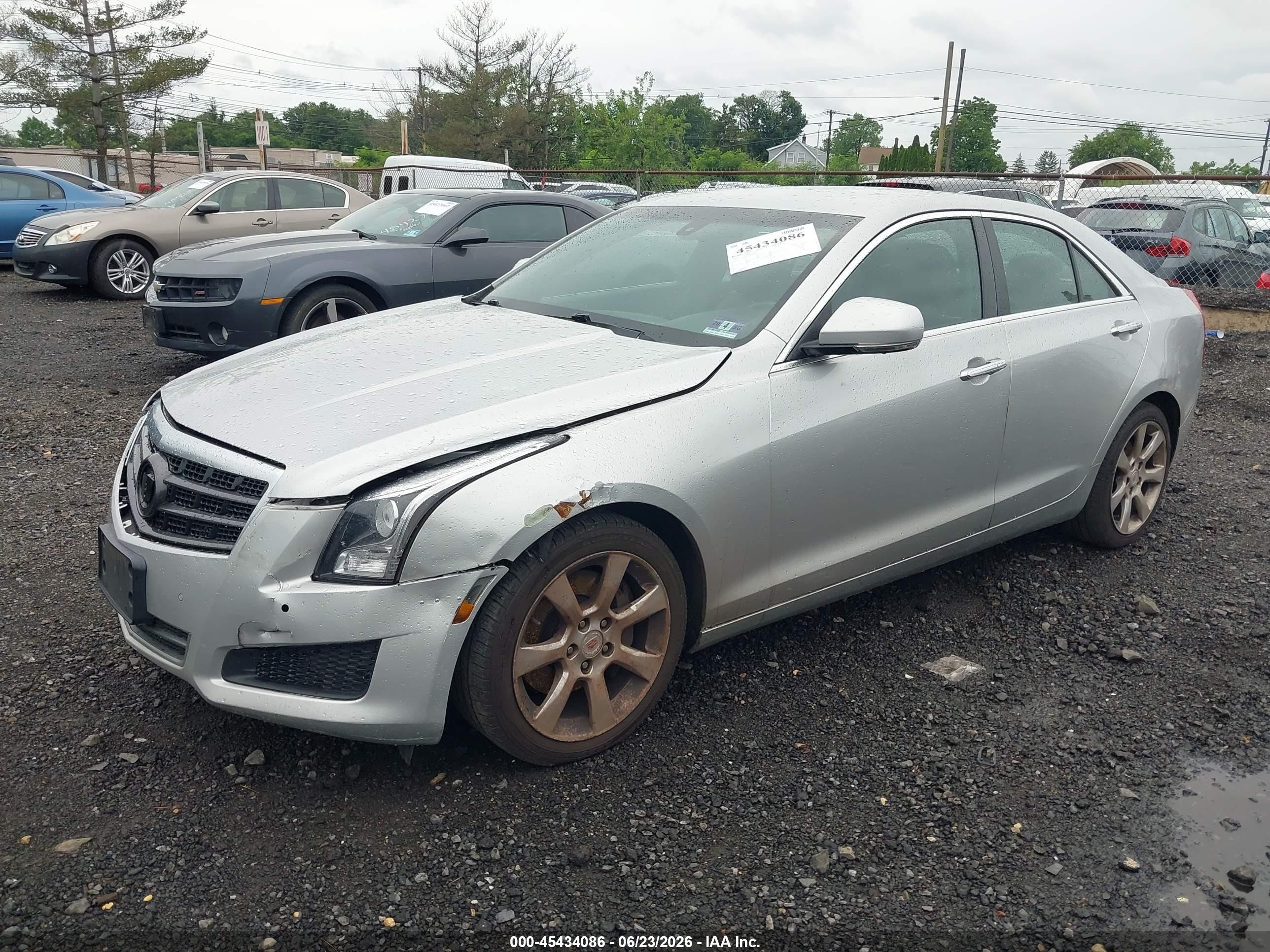 2014 Cadillac Ats Luxury Silver vin: 1G6AB5RA6E0190601