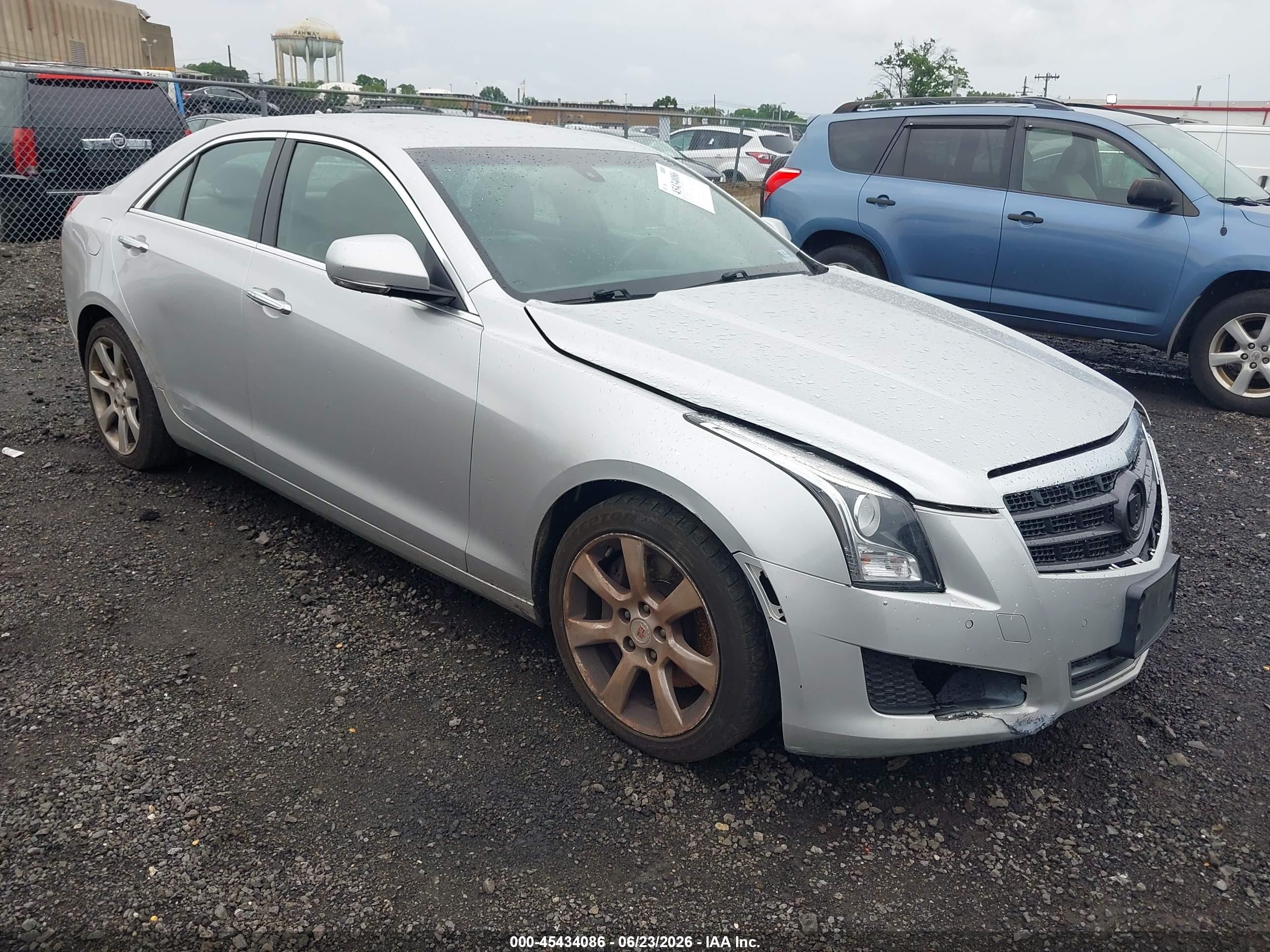 2014 Cadillac Ats Luxury Silver vin: 1G6AB5RA6E0190601