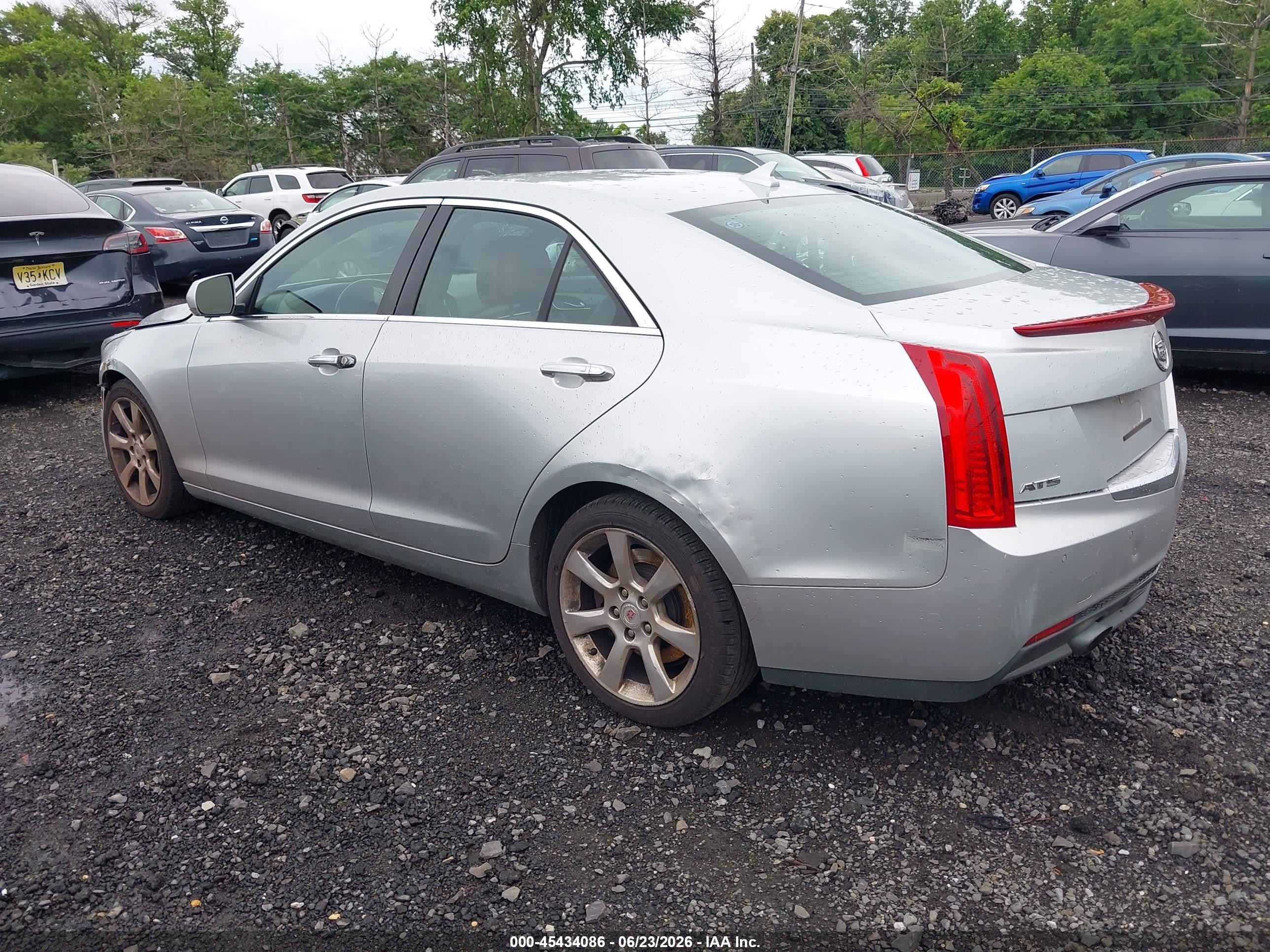 2014 Cadillac Ats Luxury Silver vin: 1G6AB5RA6E0190601