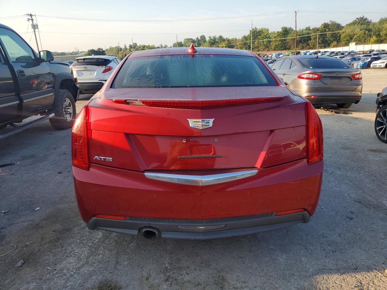 2015 Cadillac Ats Luxury Red vin: 1G6AB5RA6F0117696