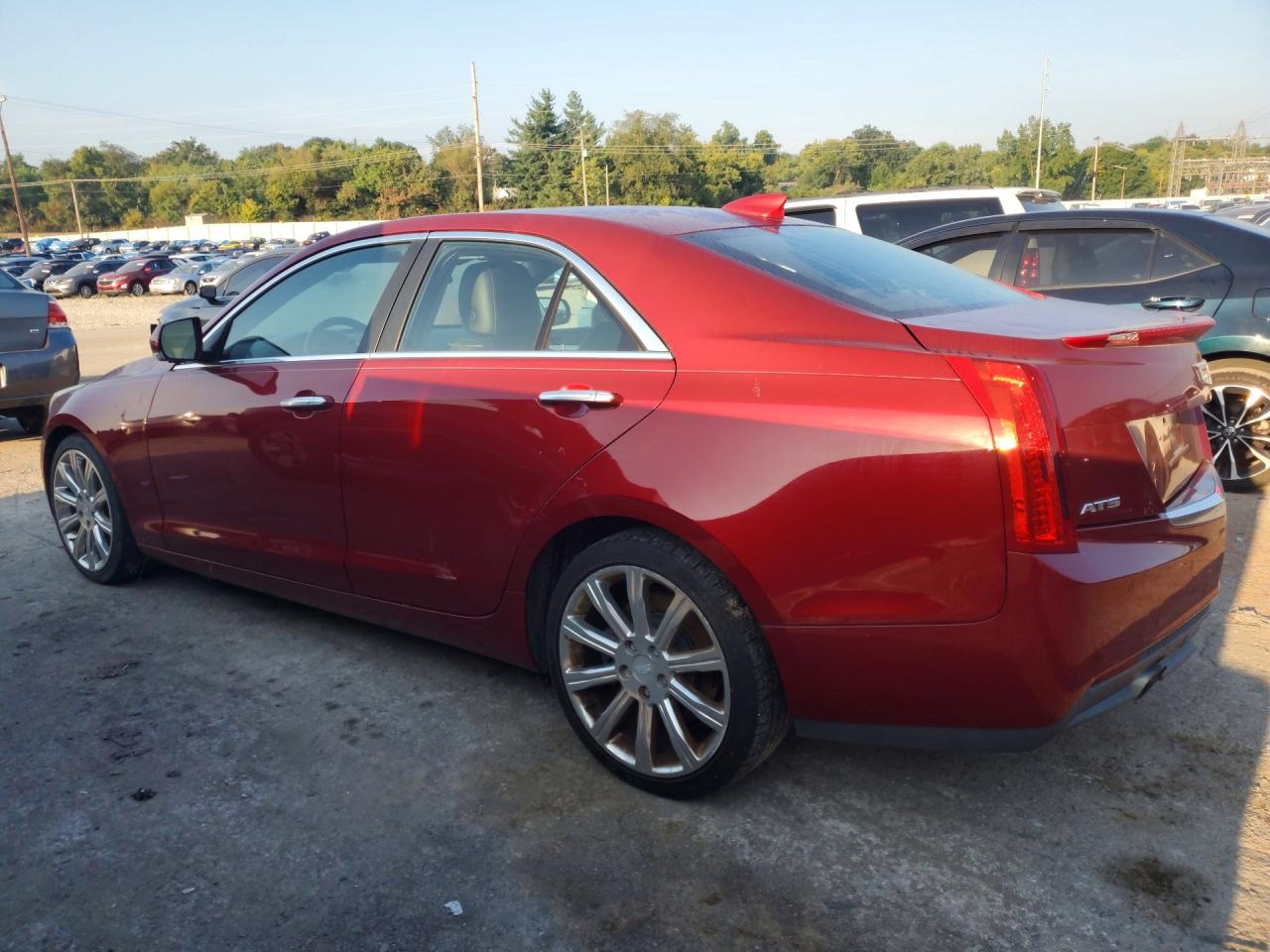 2015 Cadillac Ats Luxury Red vin: 1G6AB5RA6F0117696