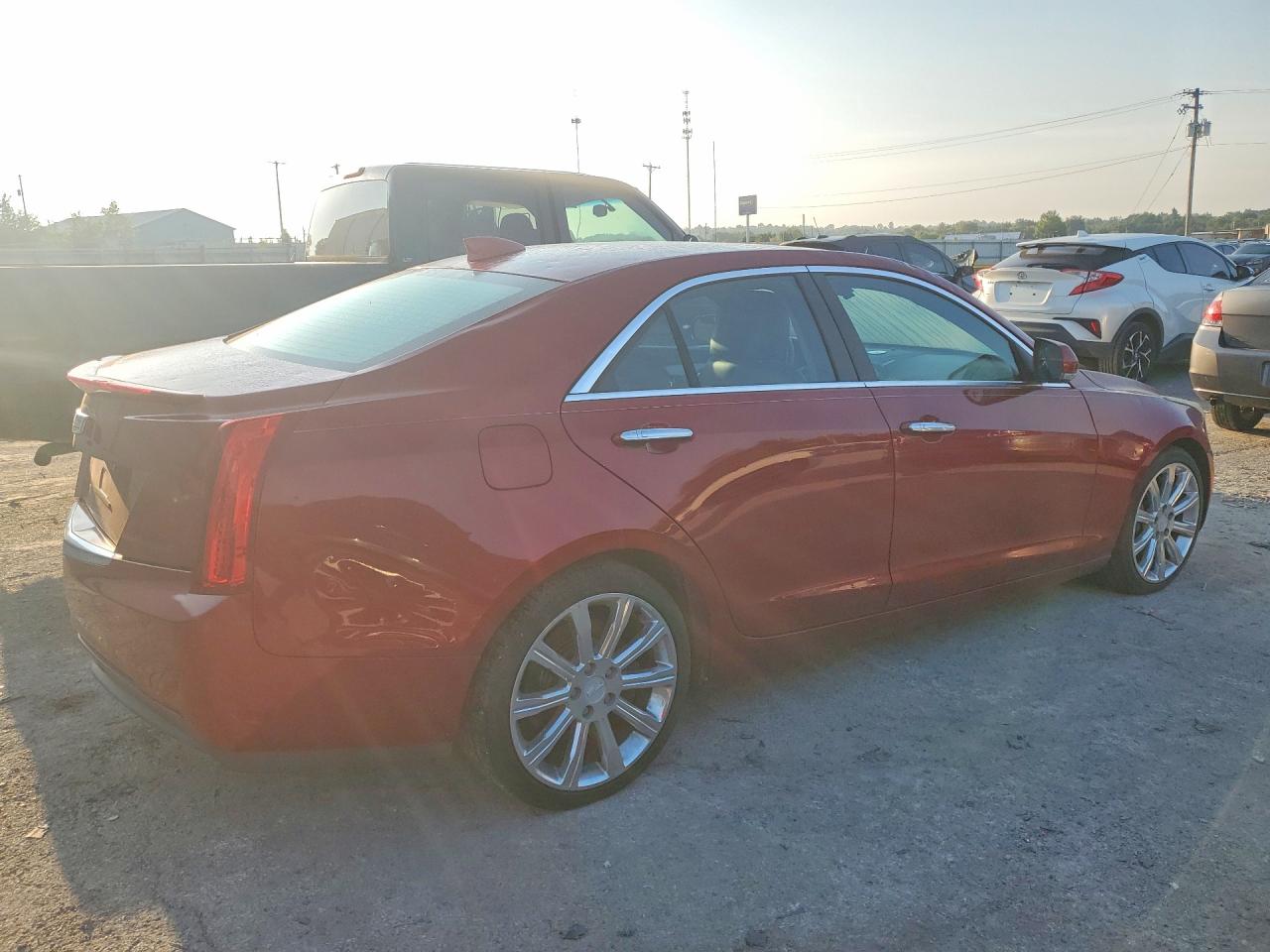 2015 Cadillac Ats Luxury Red vin: 1G6AB5RA6F0117696