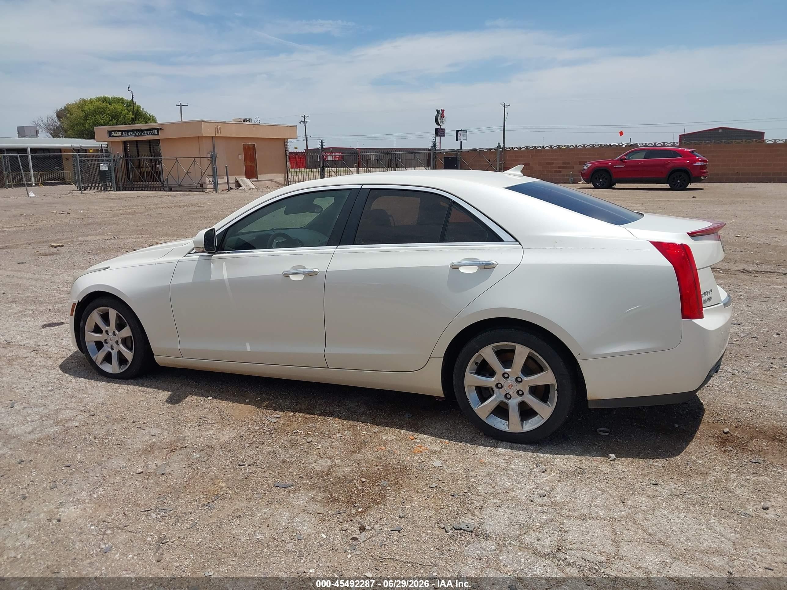 2013 Cadillac Ats Luxury White vin: 1G6AB5RA7D0117820