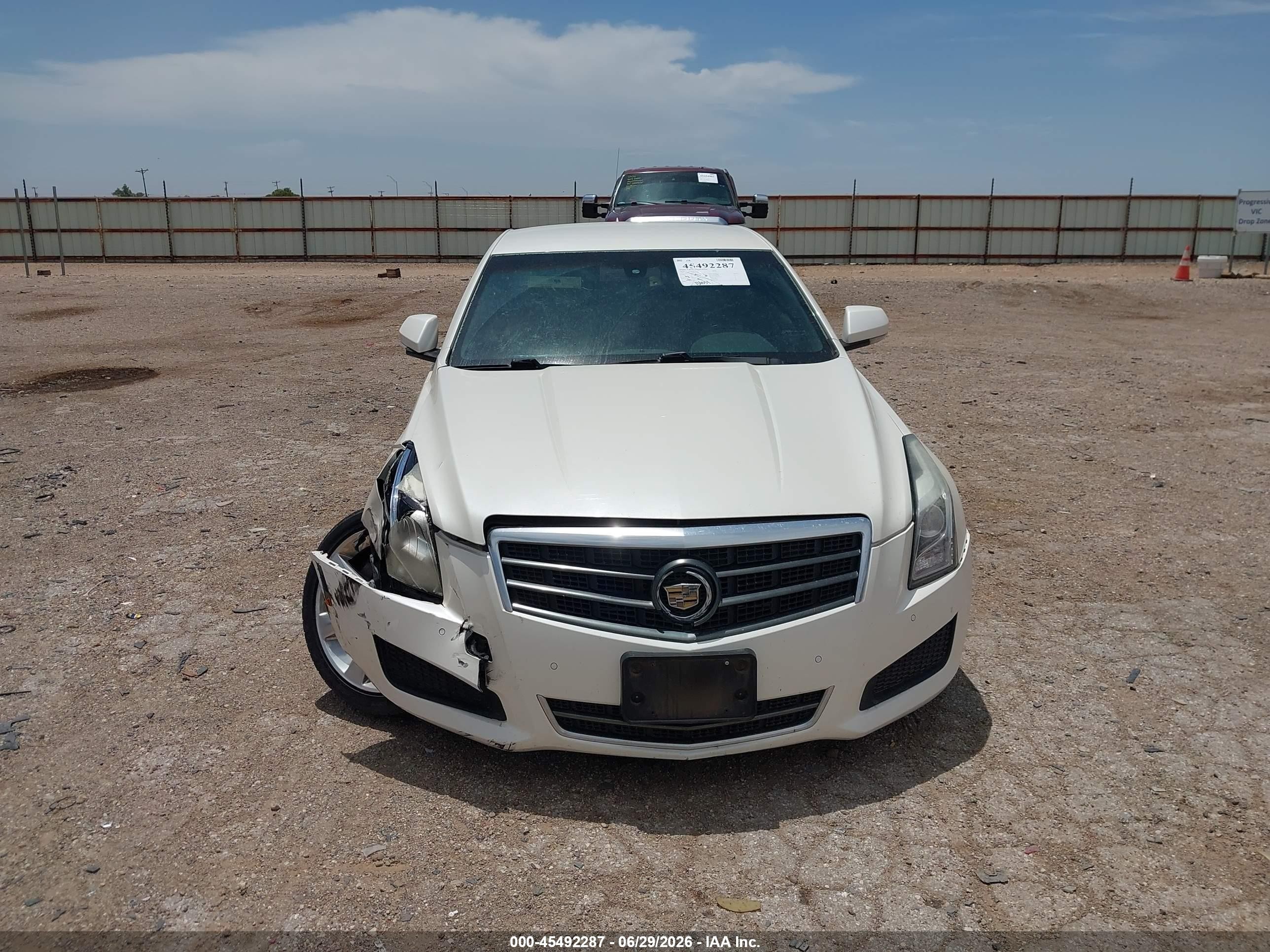 2013 Cadillac Ats Luxury White vin: 1G6AB5RA7D0117820