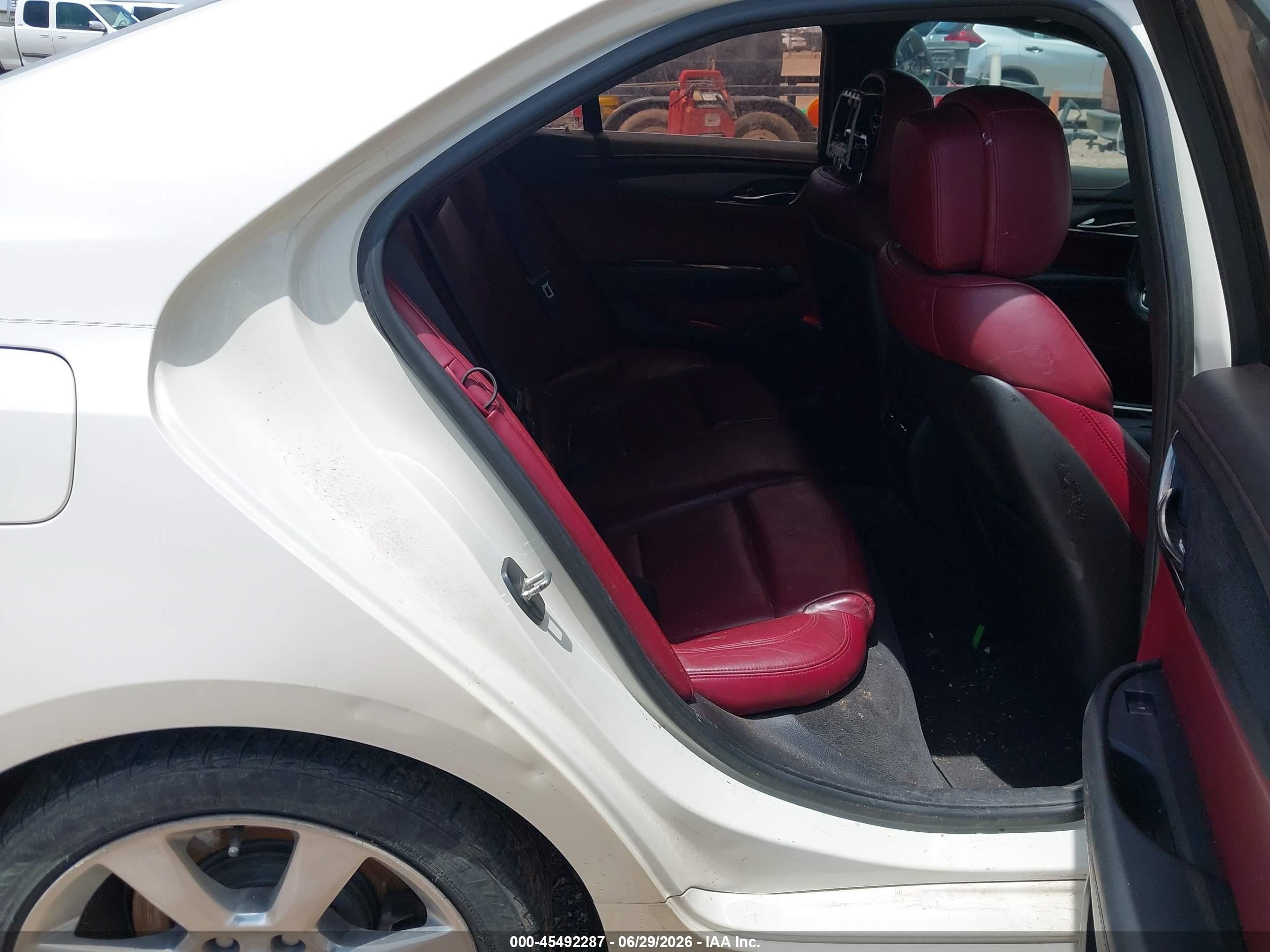 2013 Cadillac Ats Luxury White vin: 1G6AB5RA7D0117820