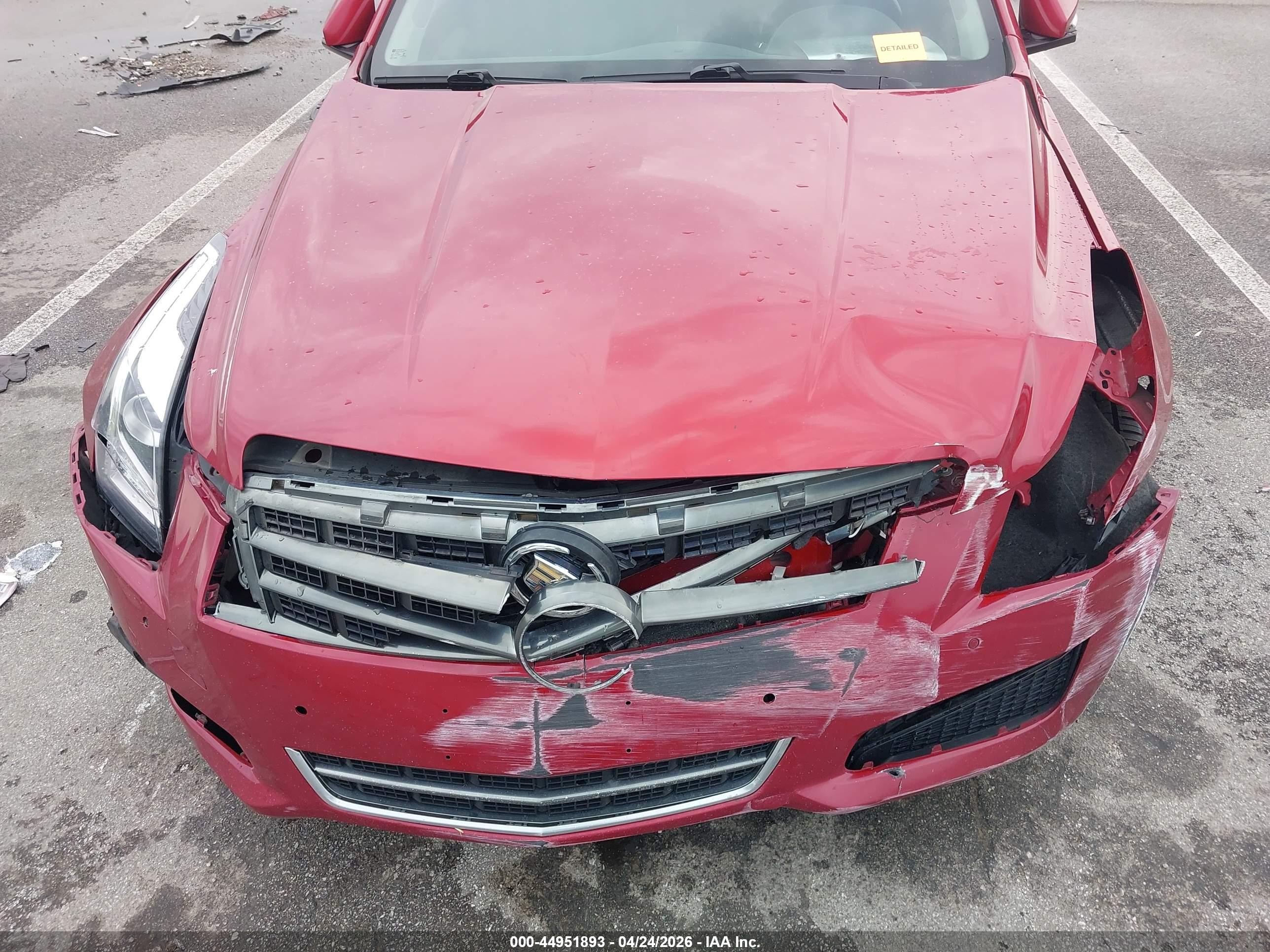 2013 Cadillac Ats Luxury Red vin: 1G6AB5RA7D0132558