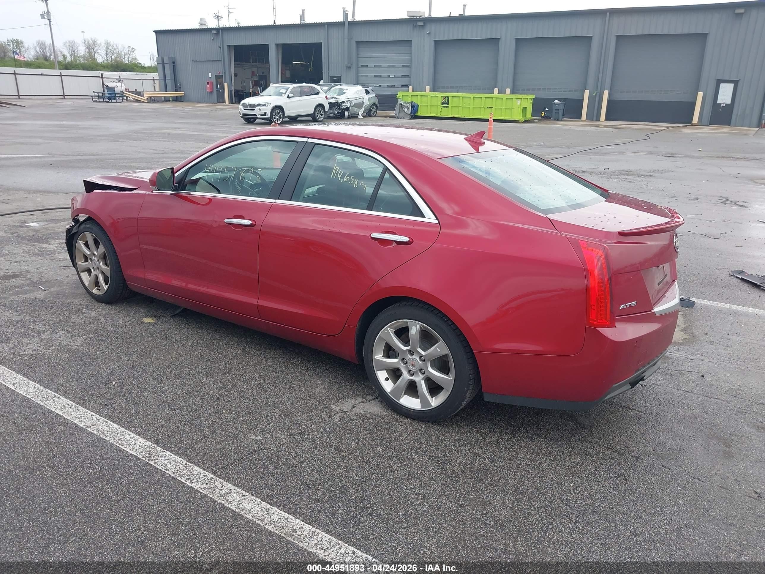 2013 Cadillac Ats Luxury Red vin: 1G6AB5RA7D0132558