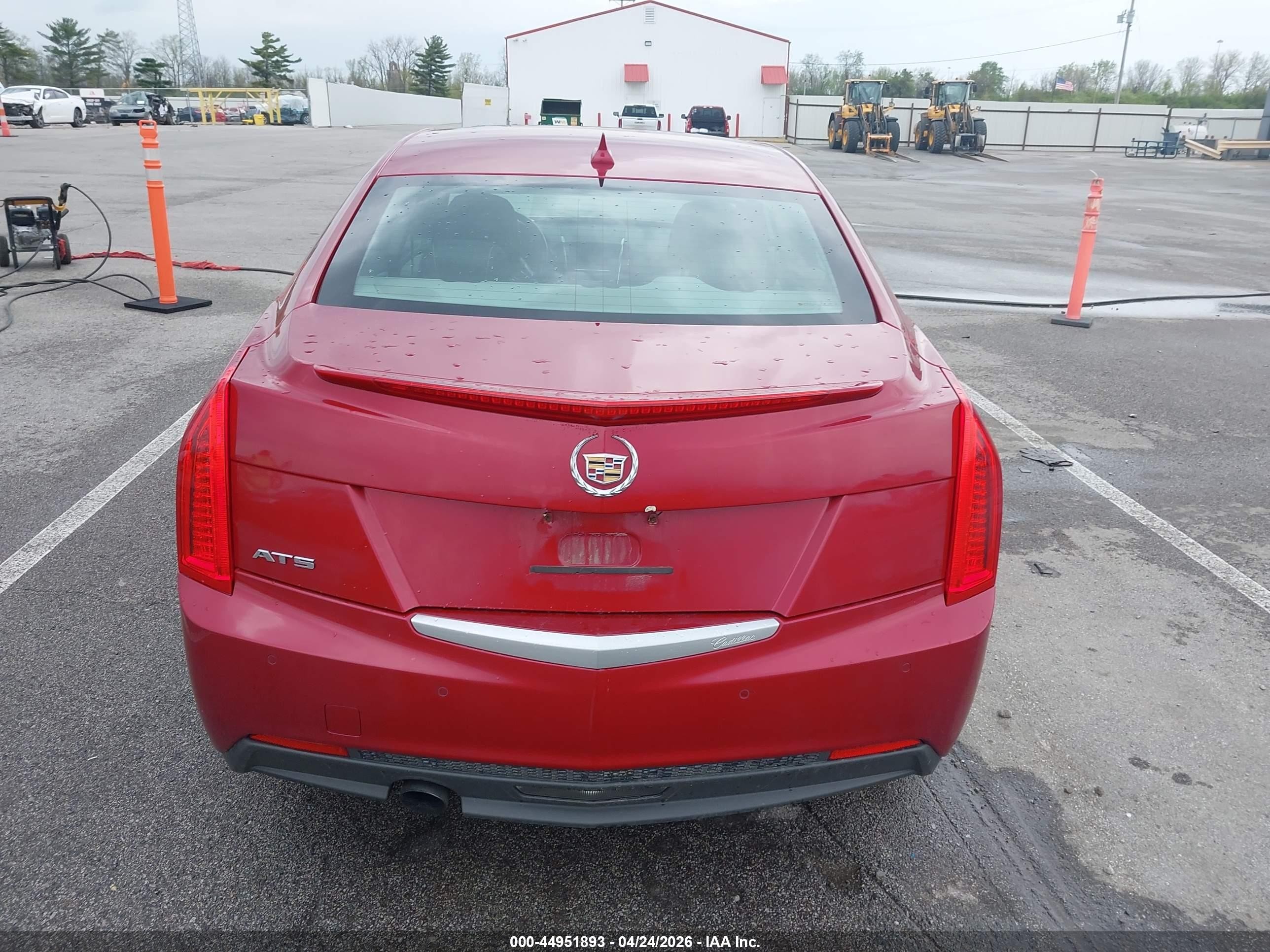 2013 Cadillac Ats Luxury Red vin: 1G6AB5RA7D0132558