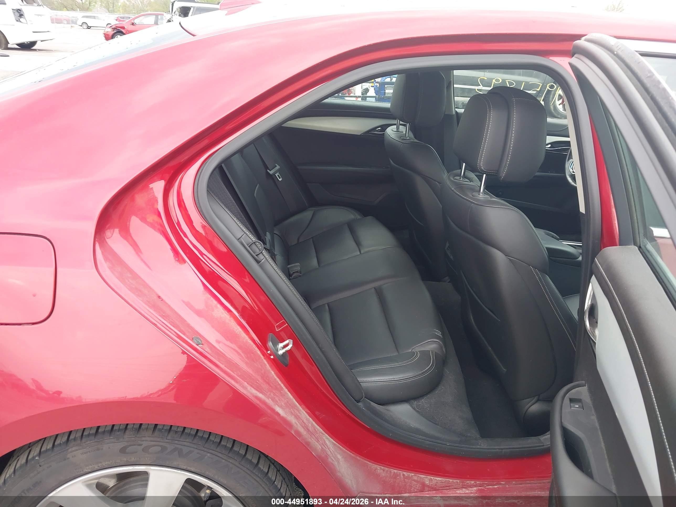 2013 Cadillac Ats Luxury Red vin: 1G6AB5RA7D0132558