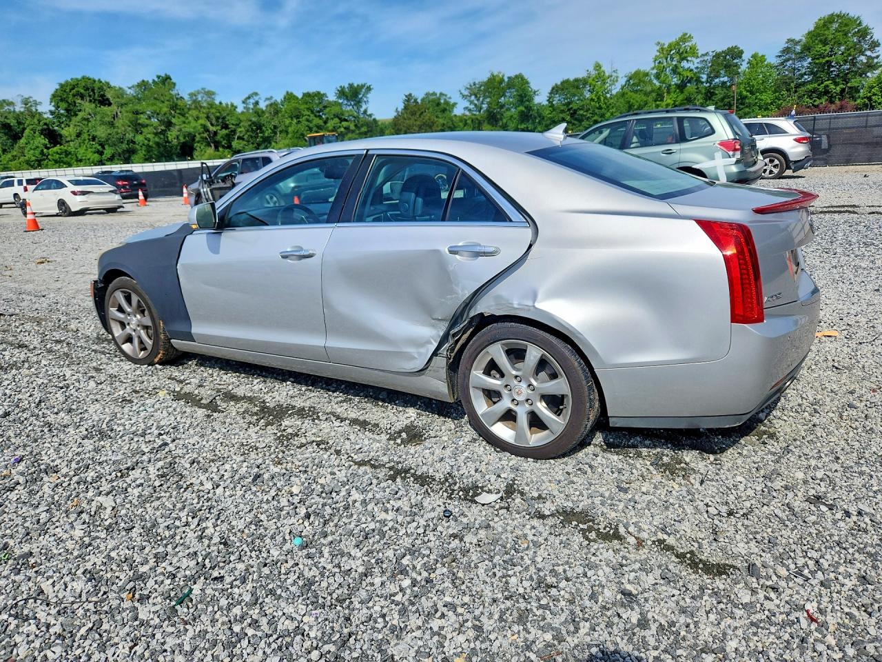 2013 Cadillac Ats Luxury Silver vin: 1G6AB5RA7D0146881