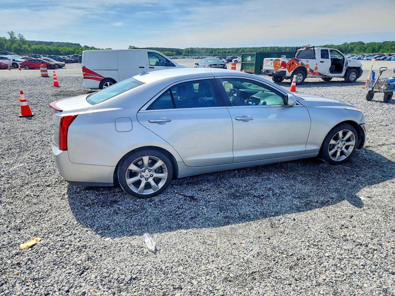 2013 Cadillac Ats Luxury Silver vin: 1G6AB5RA7D0146881
