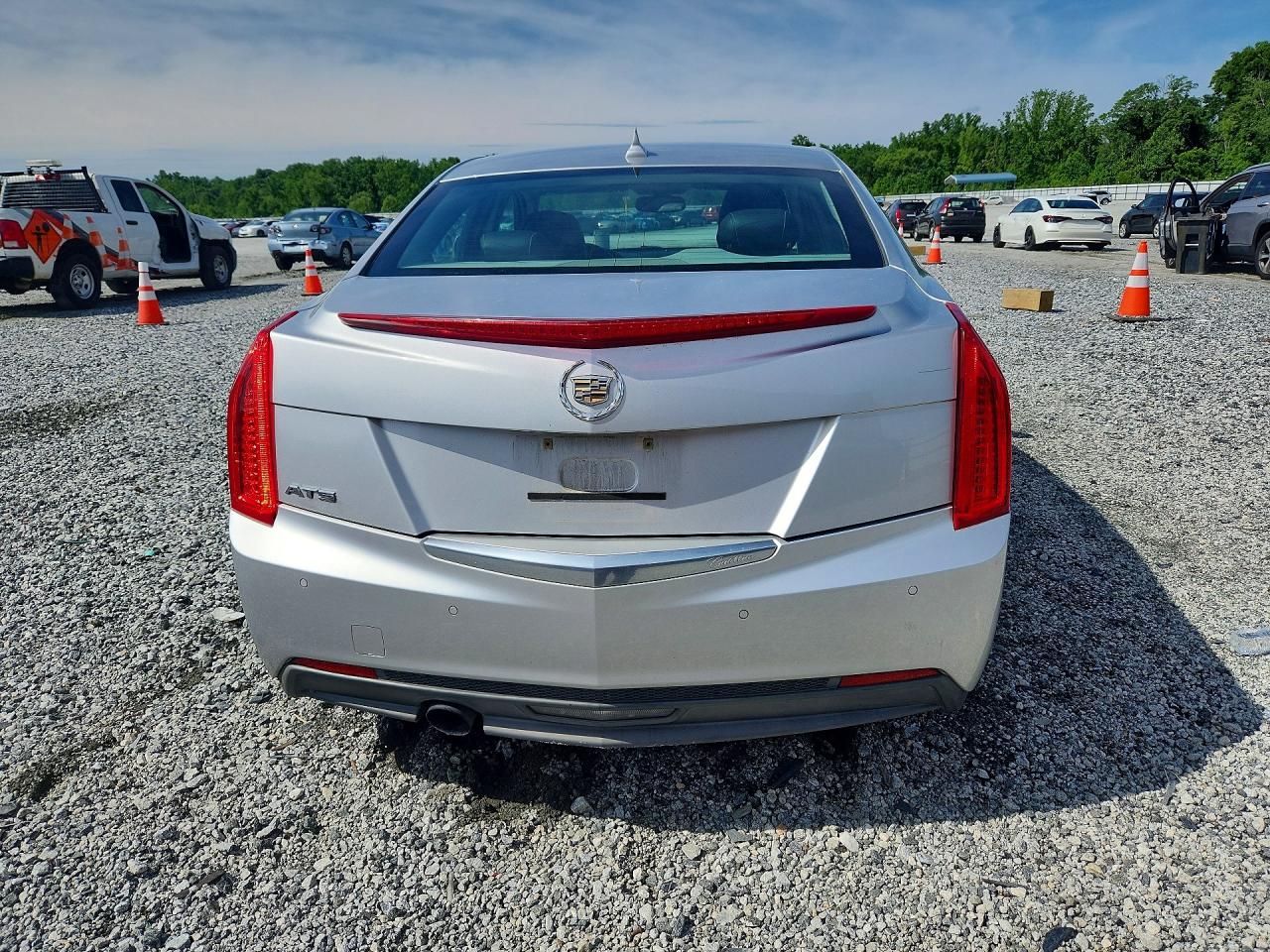2013 Cadillac Ats Luxury Silver vin: 1G6AB5RA7D0146881