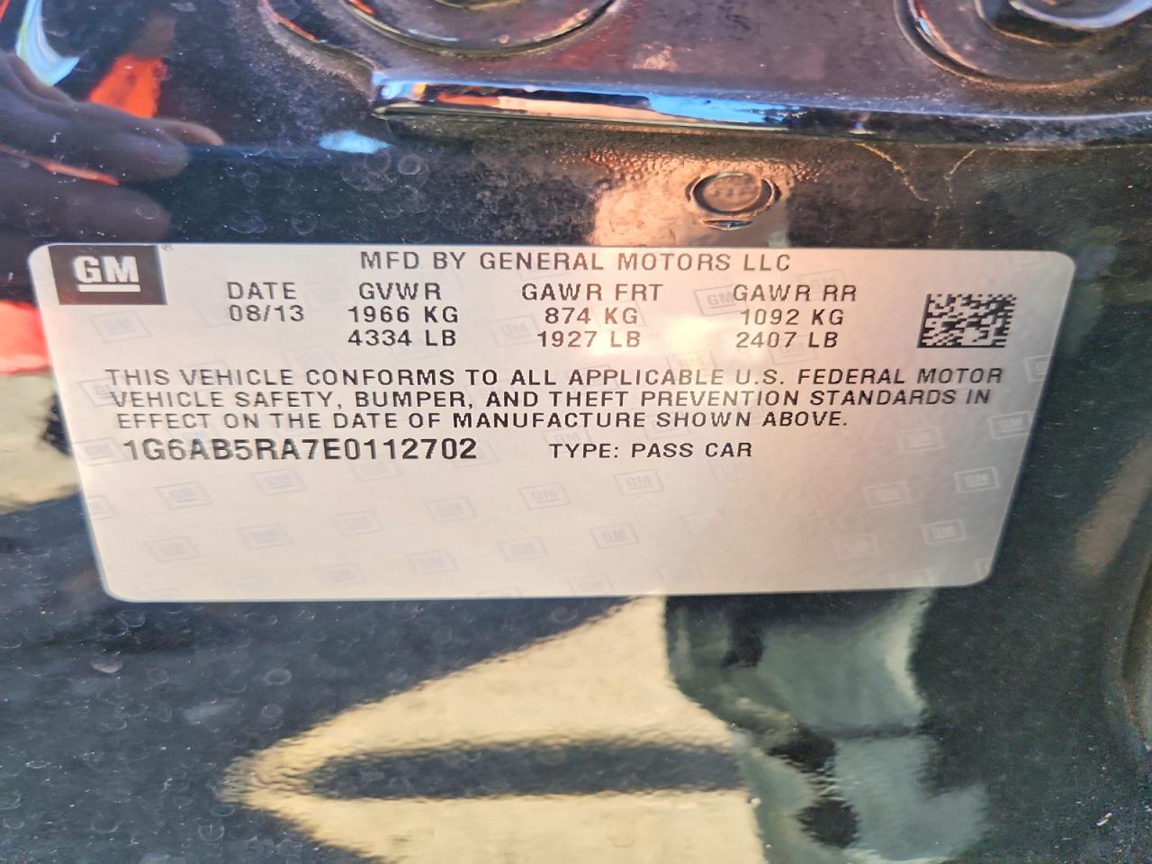 2014 Cadillac Ats Luxury Черный vin: 1G6AB5RA7E0112702