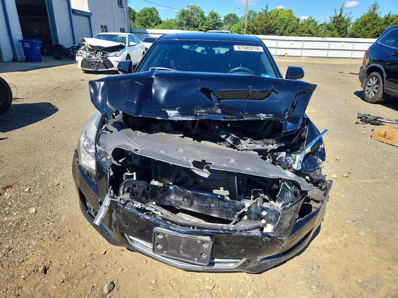 2014 Cadillac Ats Luxury Черный vin: 1G6AB5RA7E0112702