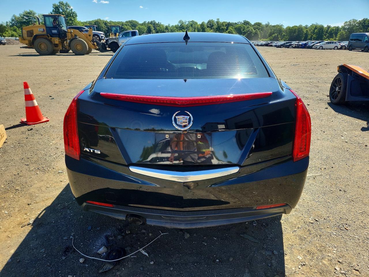2014 Cadillac Ats Luxury Черный vin: 1G6AB5RA7E0112702