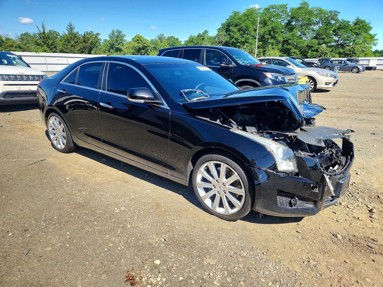 2014 Cadillac Ats Luxury Черный vin: 1G6AB5RA7E0112702