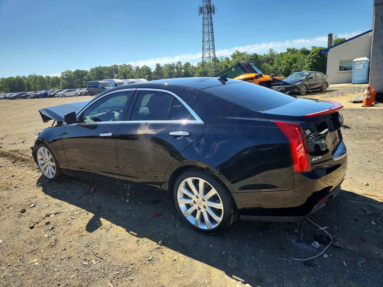 2014 Cadillac Ats Luxury Черный vin: 1G6AB5RA7E0112702