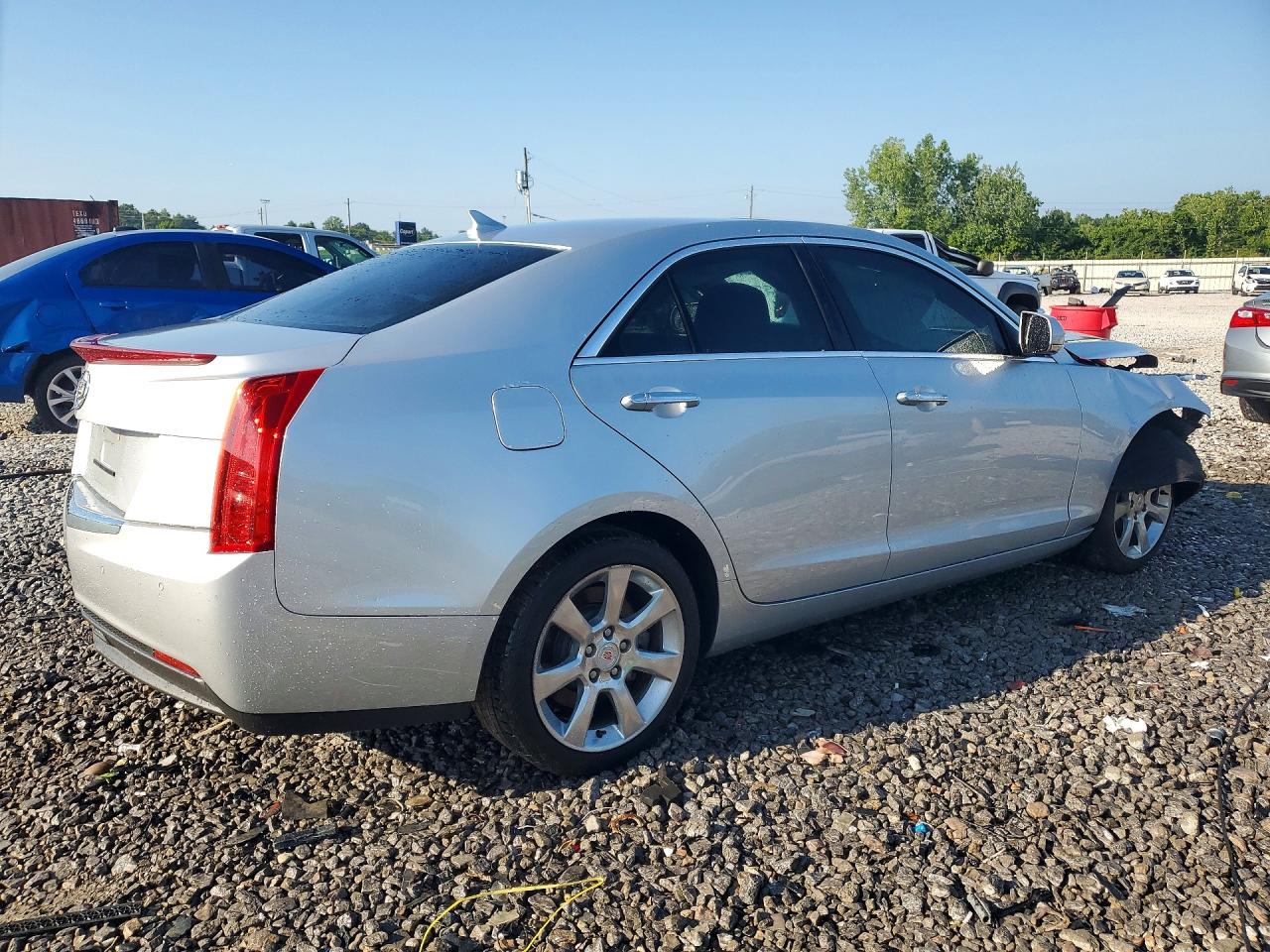 2014 Cadillac Ats Luxury Silver vin: 1G6AB5RA7E0188632