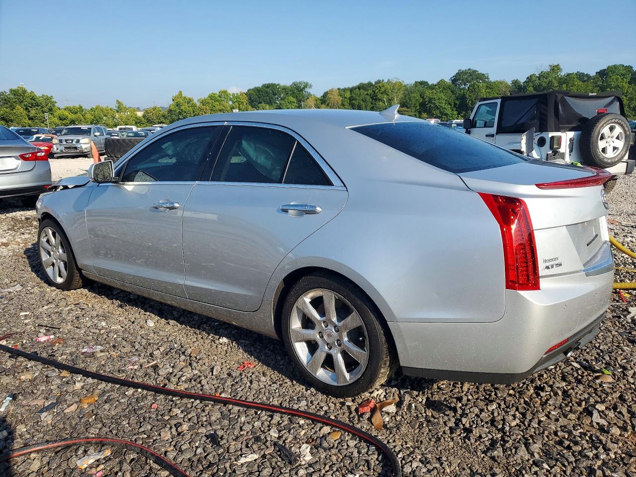 2014 Cadillac Ats Luxury Silver vin: 1G6AB5RA7E0188632