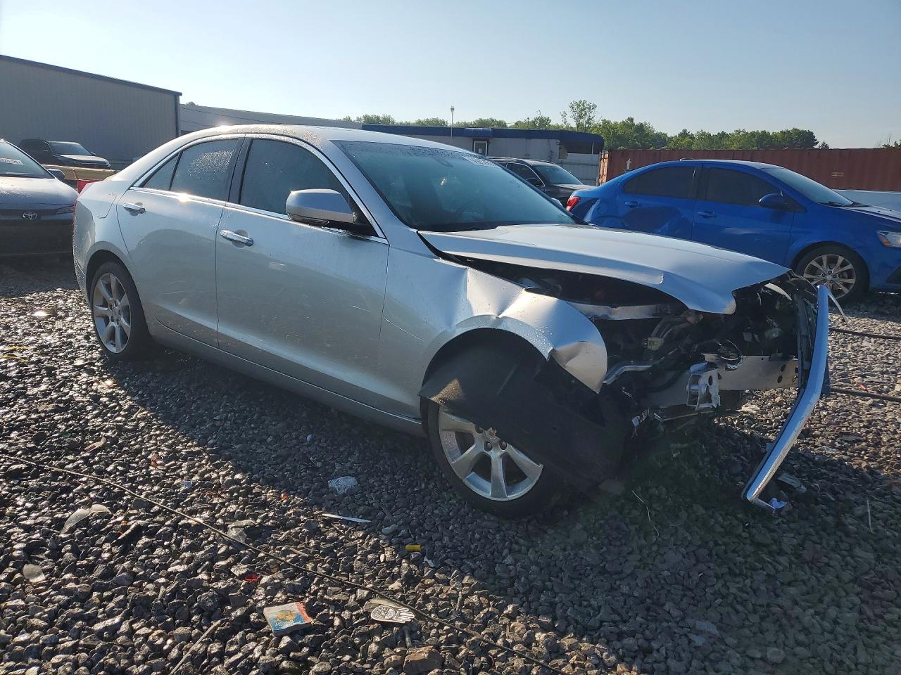 2014 Cadillac Ats Luxury Silver vin: 1G6AB5RA7E0188632