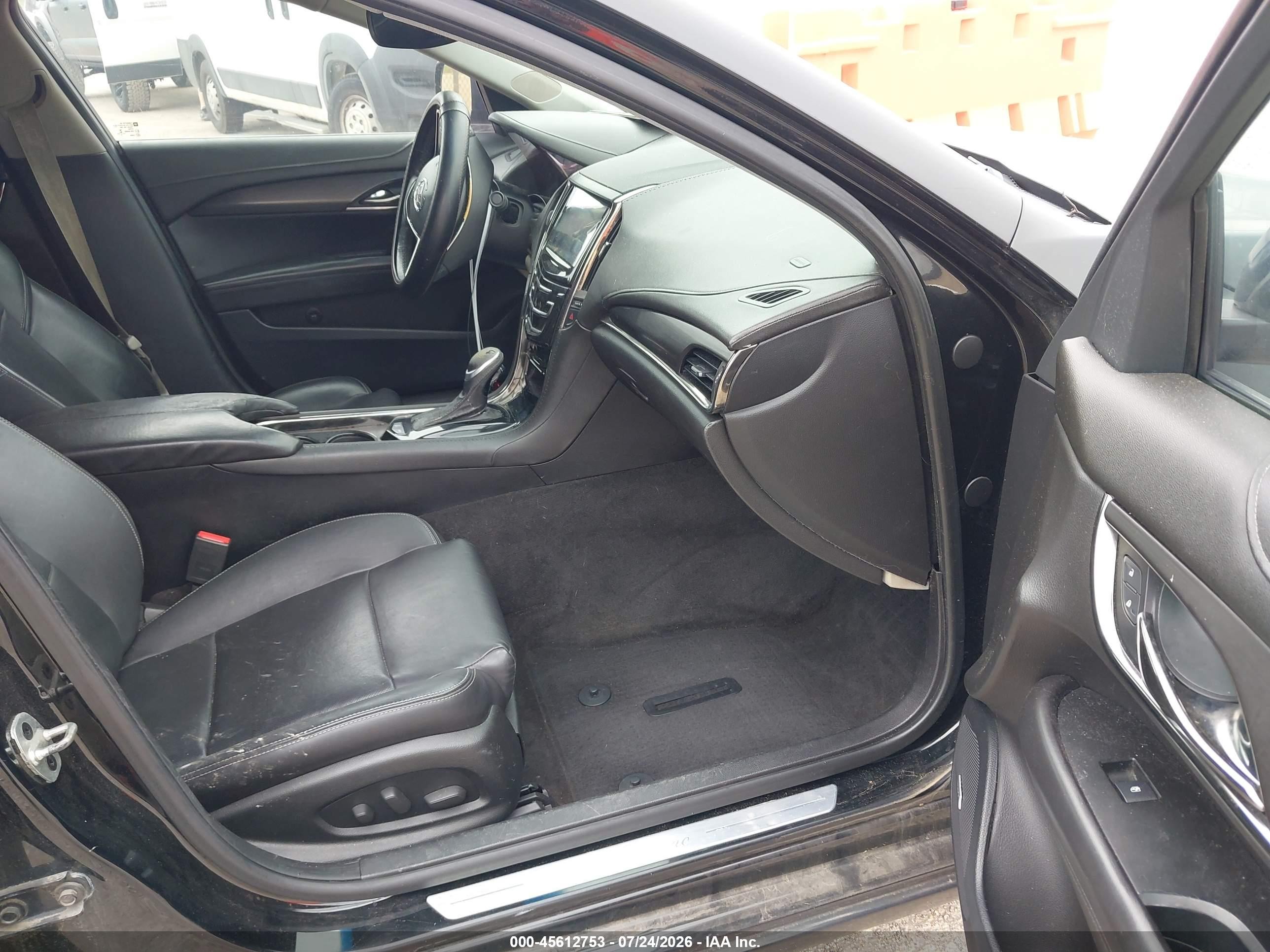 2013 Cadillac Ats Luxury Black vin: 1G6AB5RA8D0114358