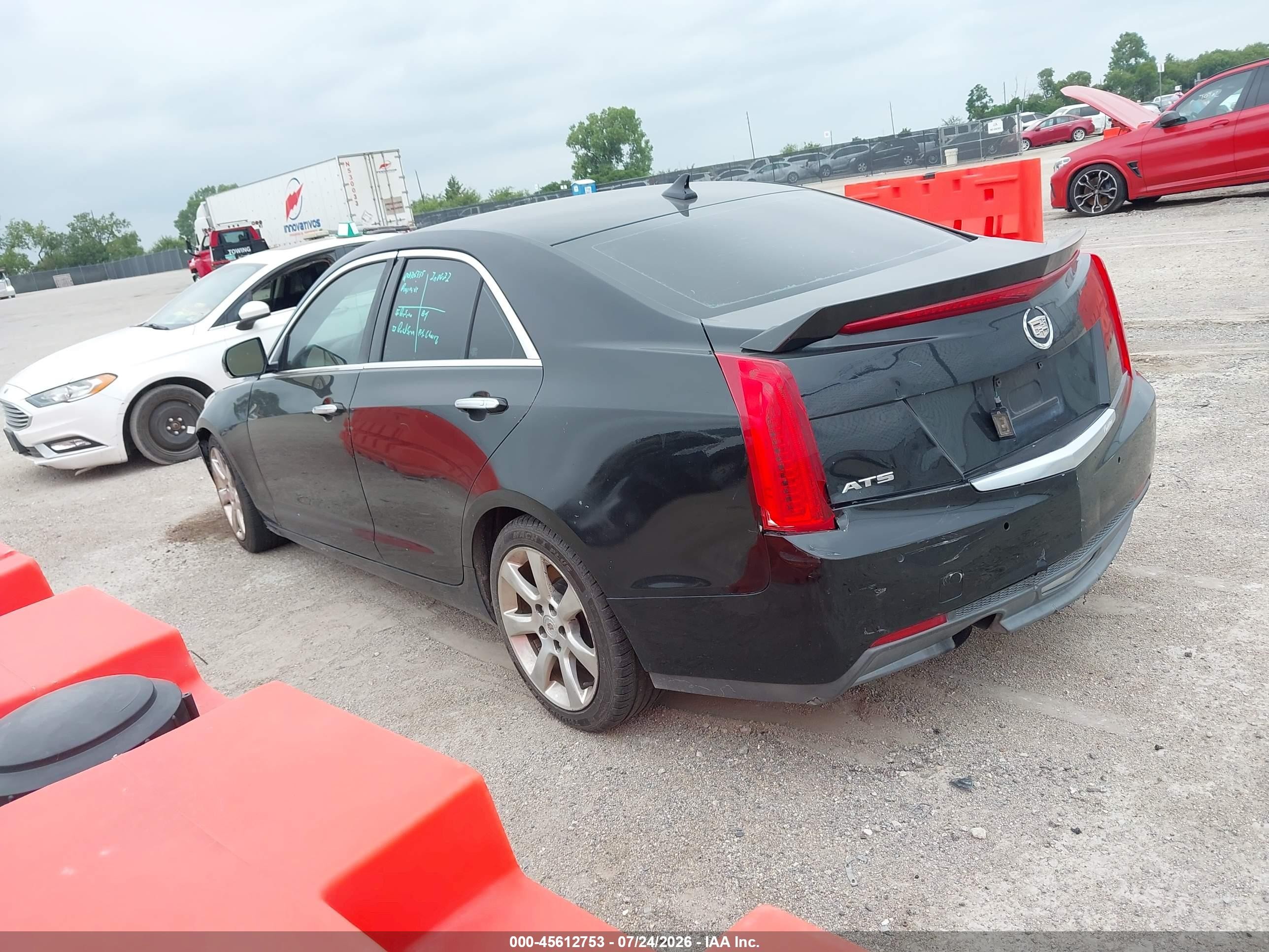 2013 Cadillac Ats Luxury Black vin: 1G6AB5RA8D0114358
