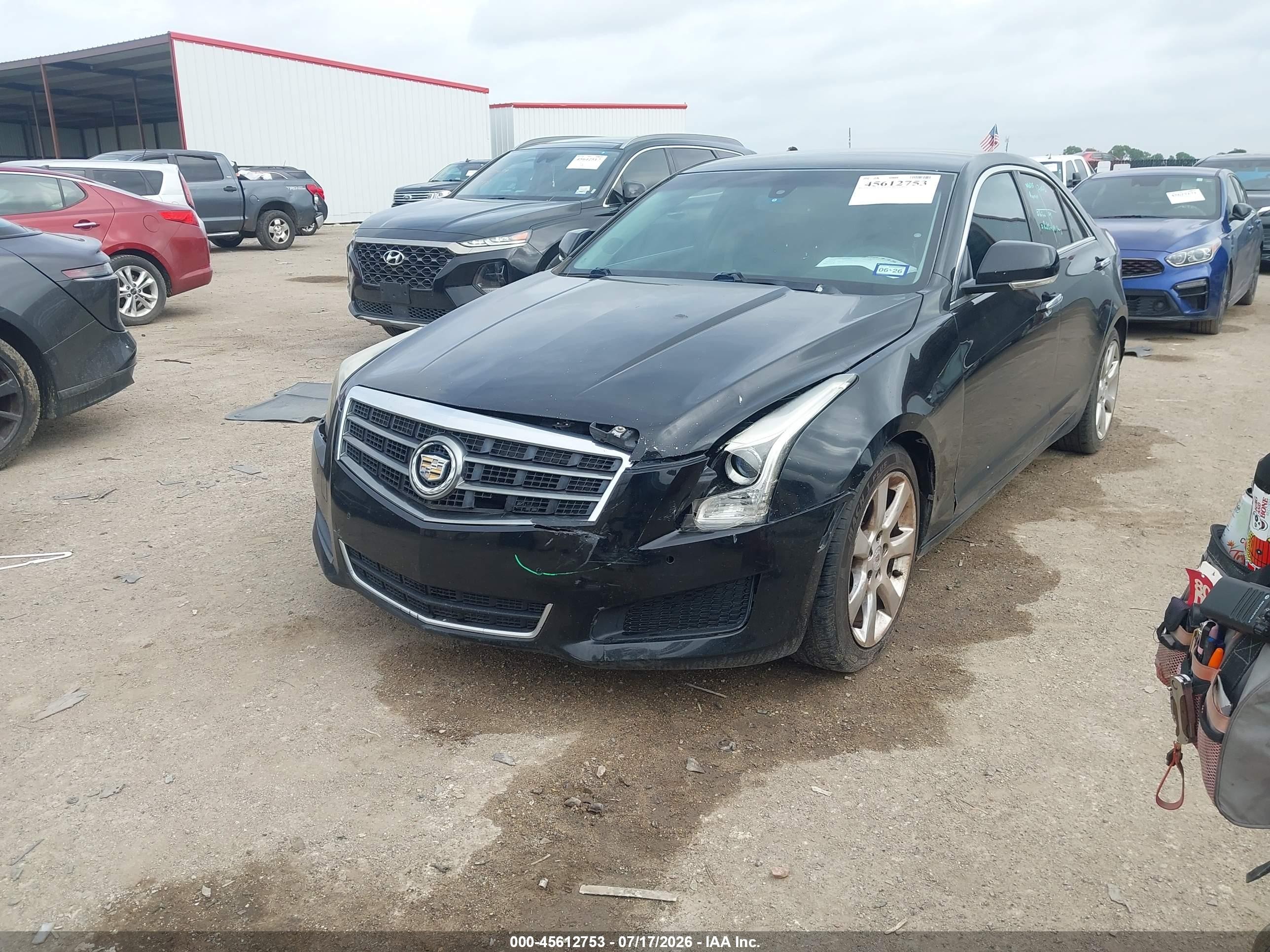 2013 Cadillac Ats Luxury Black vin: 1G6AB5RA8D0114358