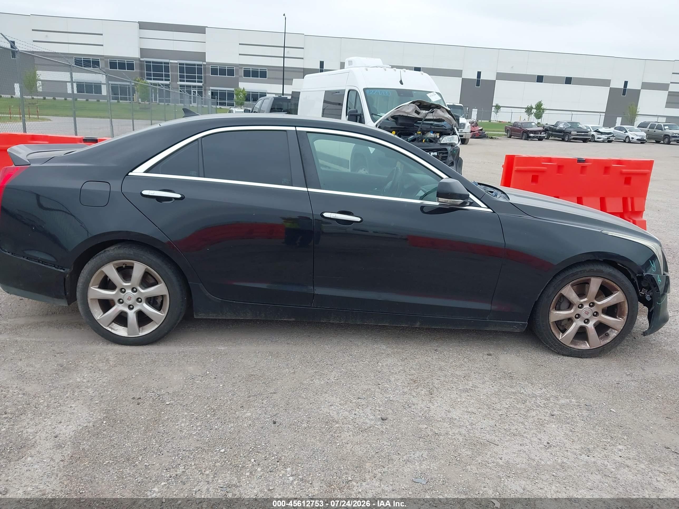 2013 Cadillac Ats Luxury Black vin: 1G6AB5RA8D0114358