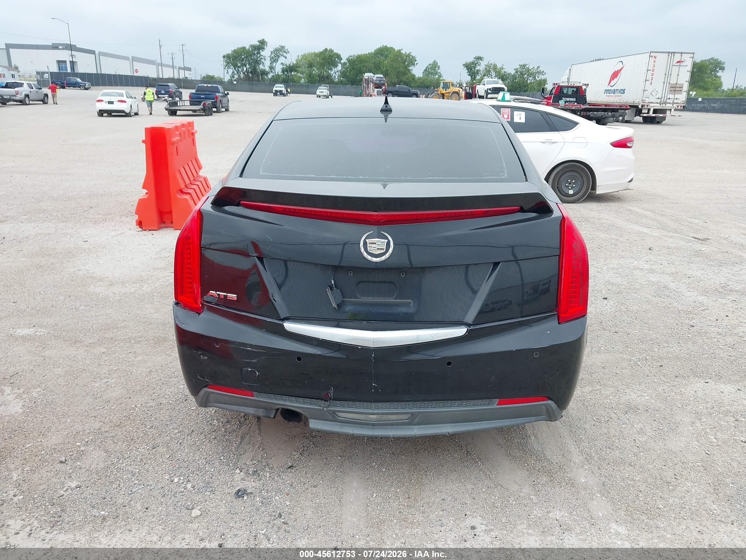 2013 Cadillac Ats Luxury Black vin: 1G6AB5RA8D0114358
