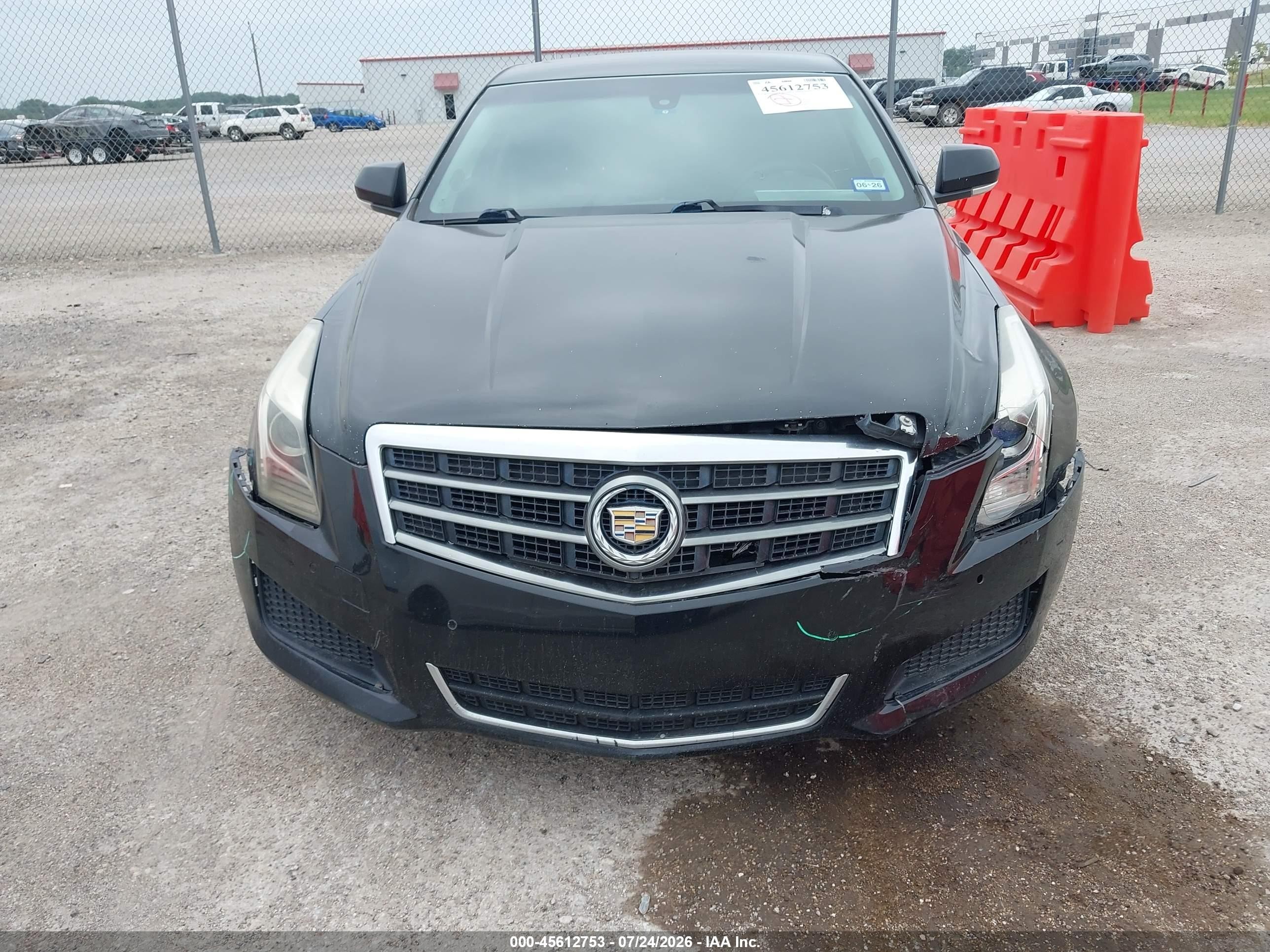 2013 Cadillac Ats Luxury Black vin: 1G6AB5RA8D0114358