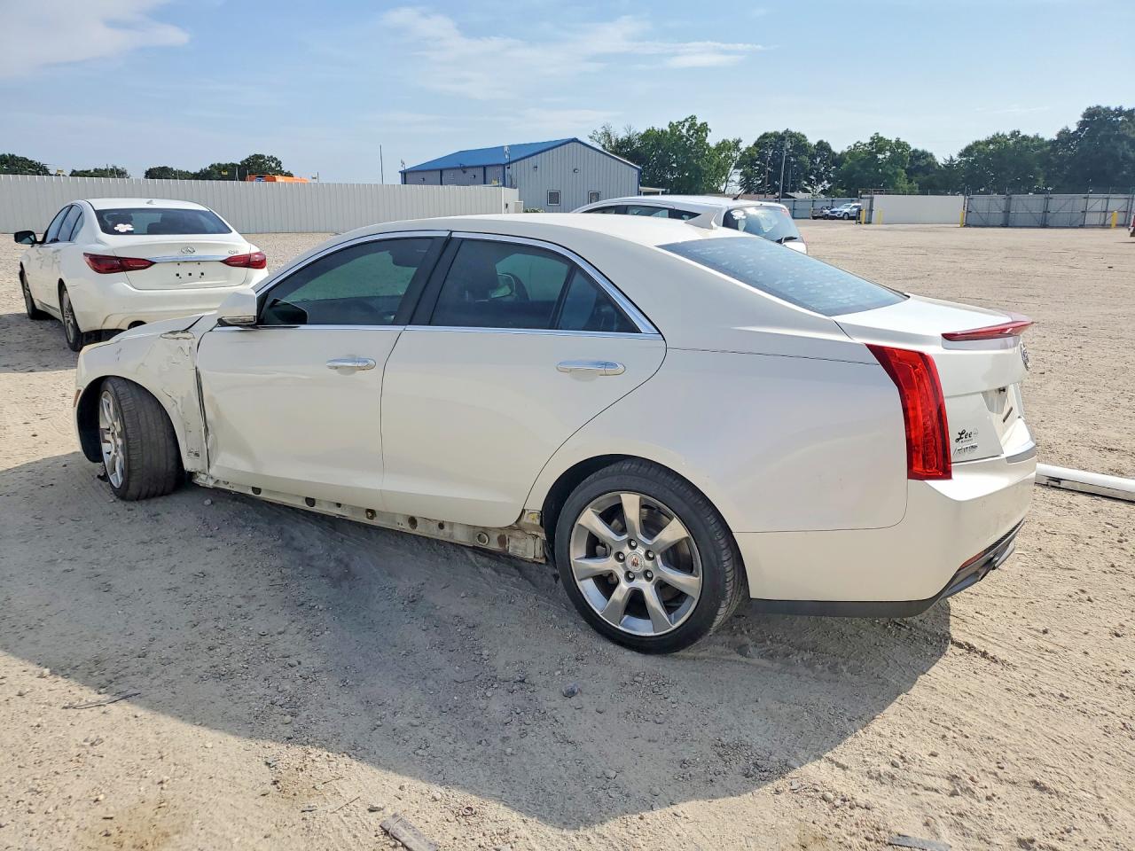 2013 Cadillac Ats Luxury Белый vin: 1G6AB5RA8D0174625