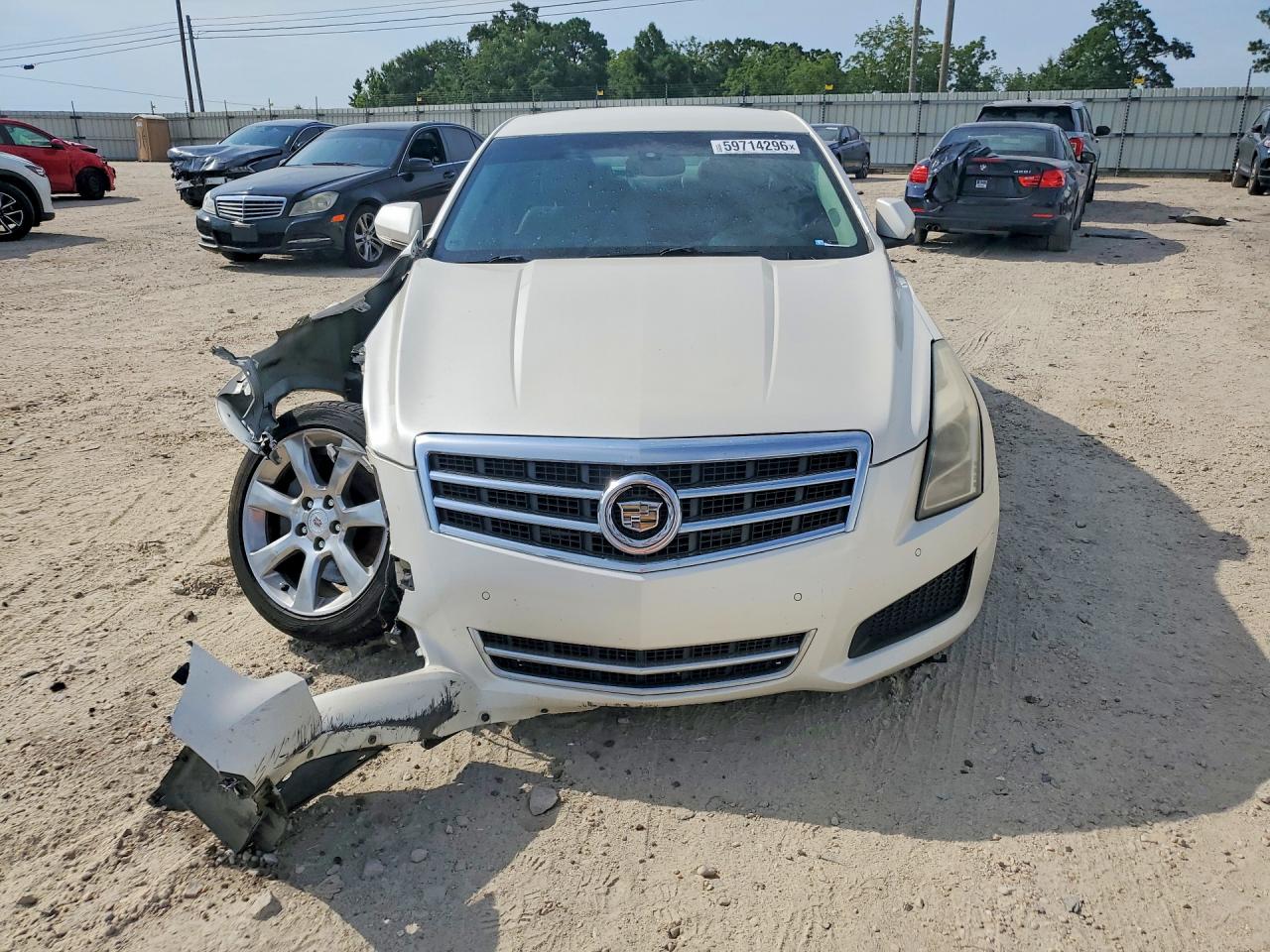 2013 Cadillac Ats Luxury Белый vin: 1G6AB5RA8D0174625