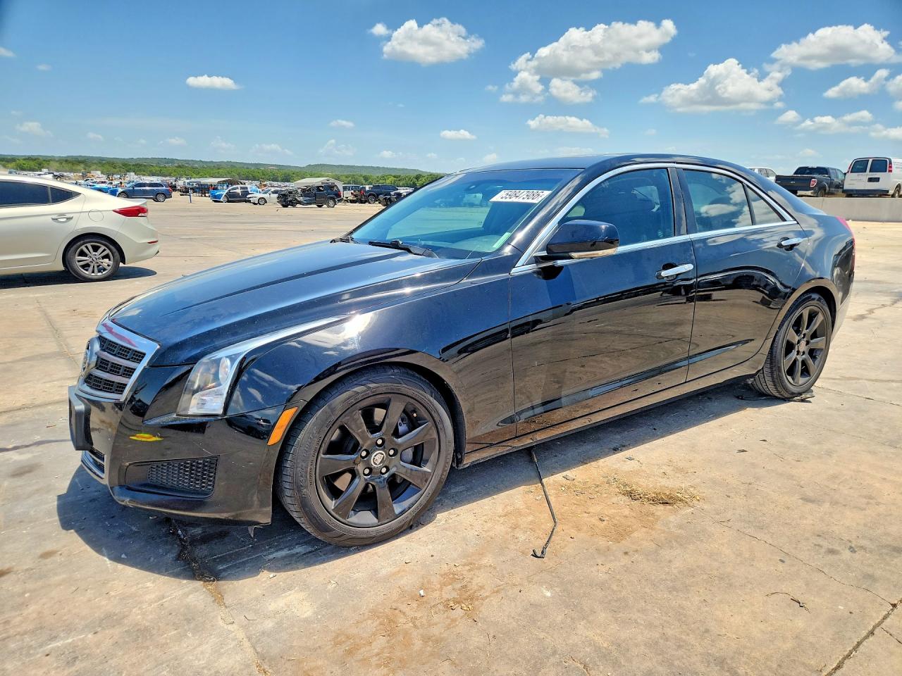 2014 Cadillac Ats Luxury Black vin: 1G6AB5RA8E0106570