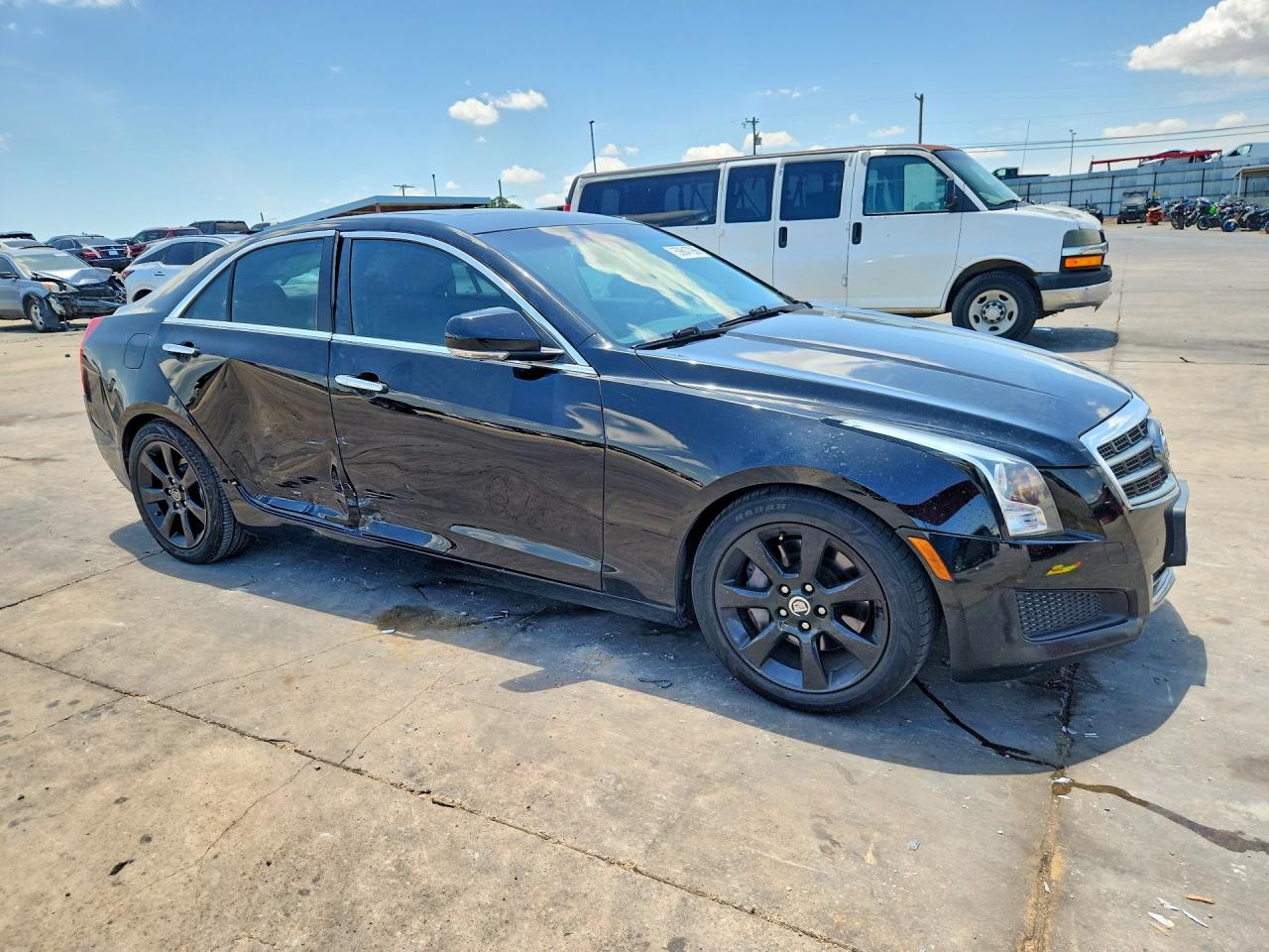 2014 Cadillac Ats Luxury Black vin: 1G6AB5RA8E0106570