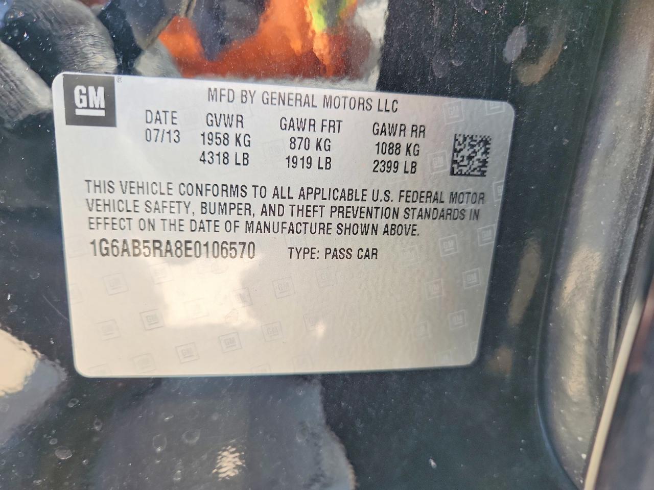 2014 Cadillac Ats Luxury Black vin: 1G6AB5RA8E0106570
