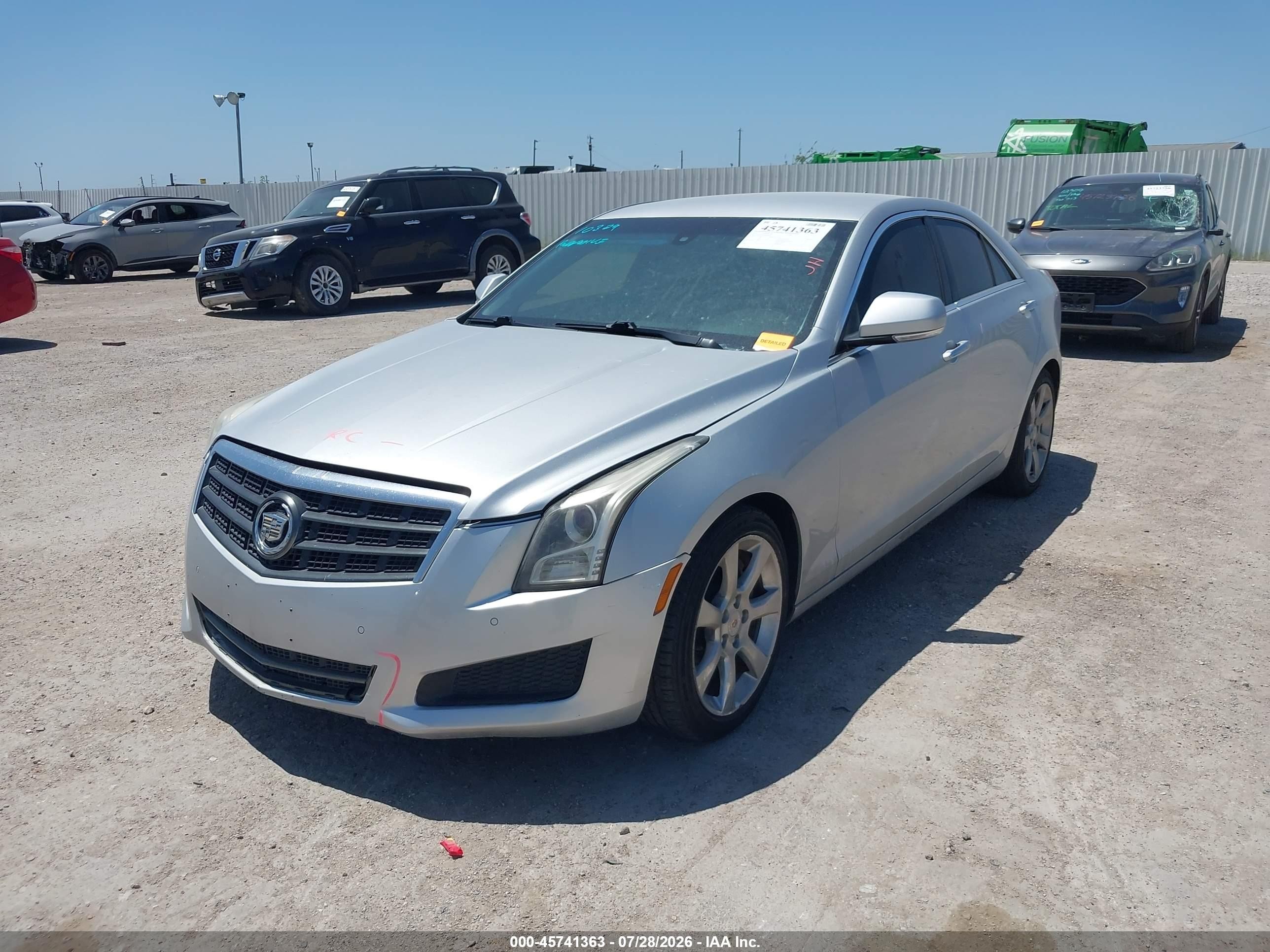 2013 Cadillac Ats Luxury Silver vin: 1G6AB5RA9D0128494