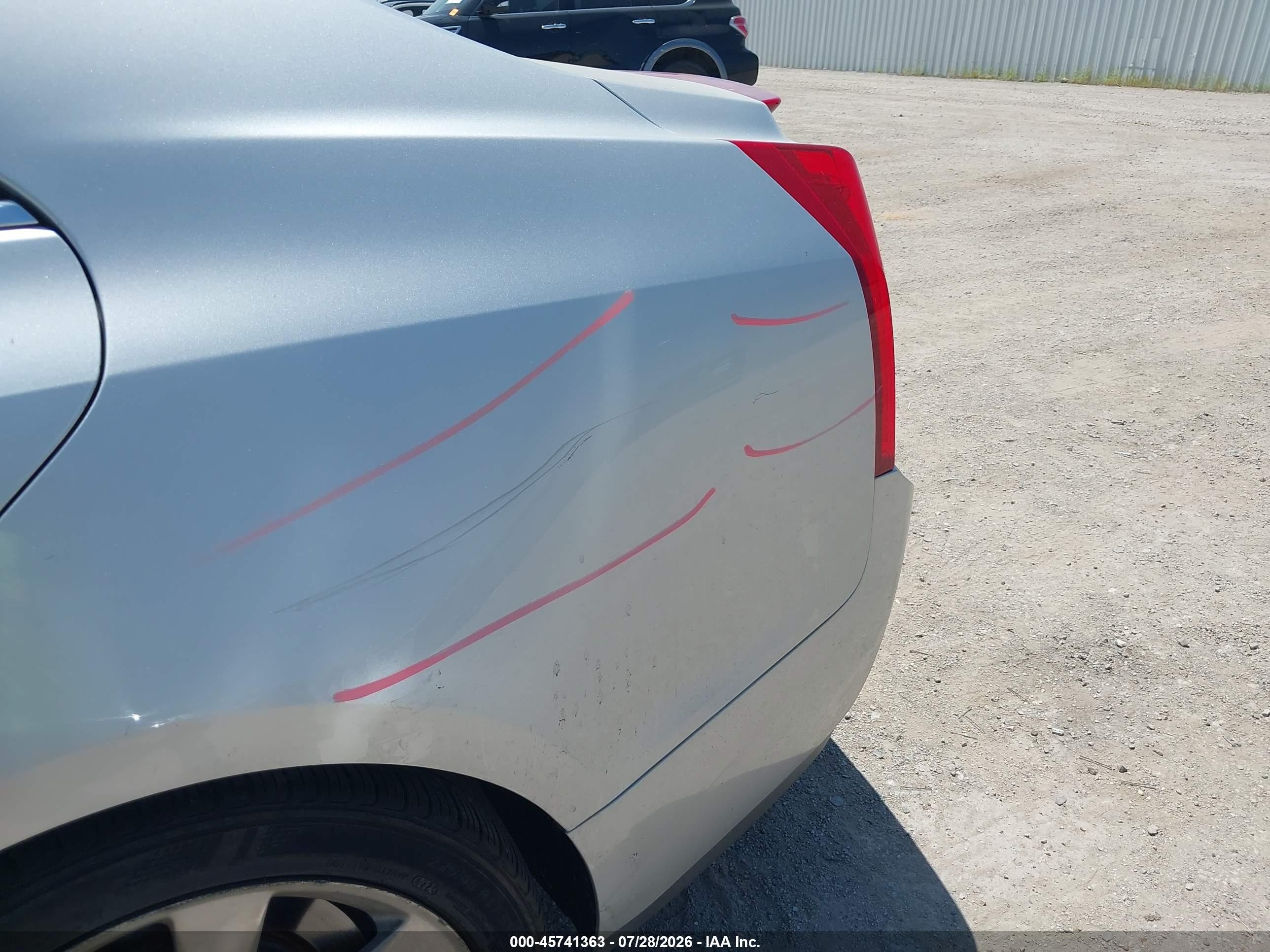 2013 Cadillac Ats Luxury Silver vin: 1G6AB5RA9D0128494