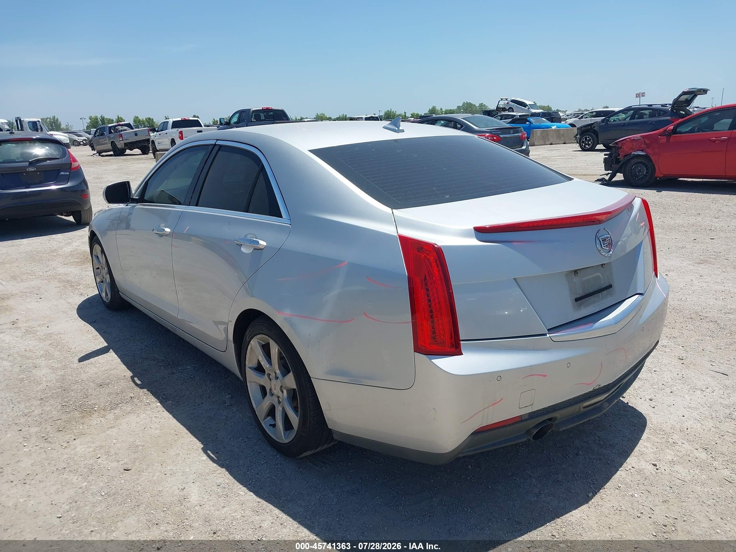 2013 Cadillac Ats Luxury Silver vin: 1G6AB5RA9D0128494