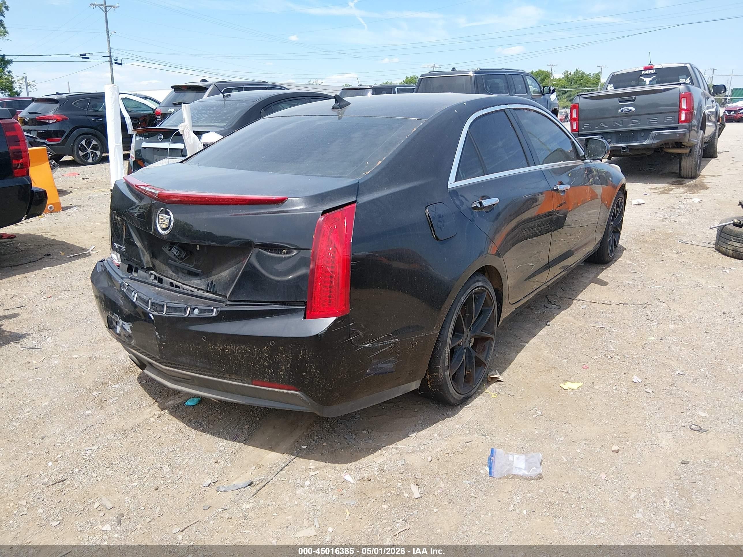 2014 Cadillac Ats Luxury Black vin: 1G6AB5RA9E0113771
