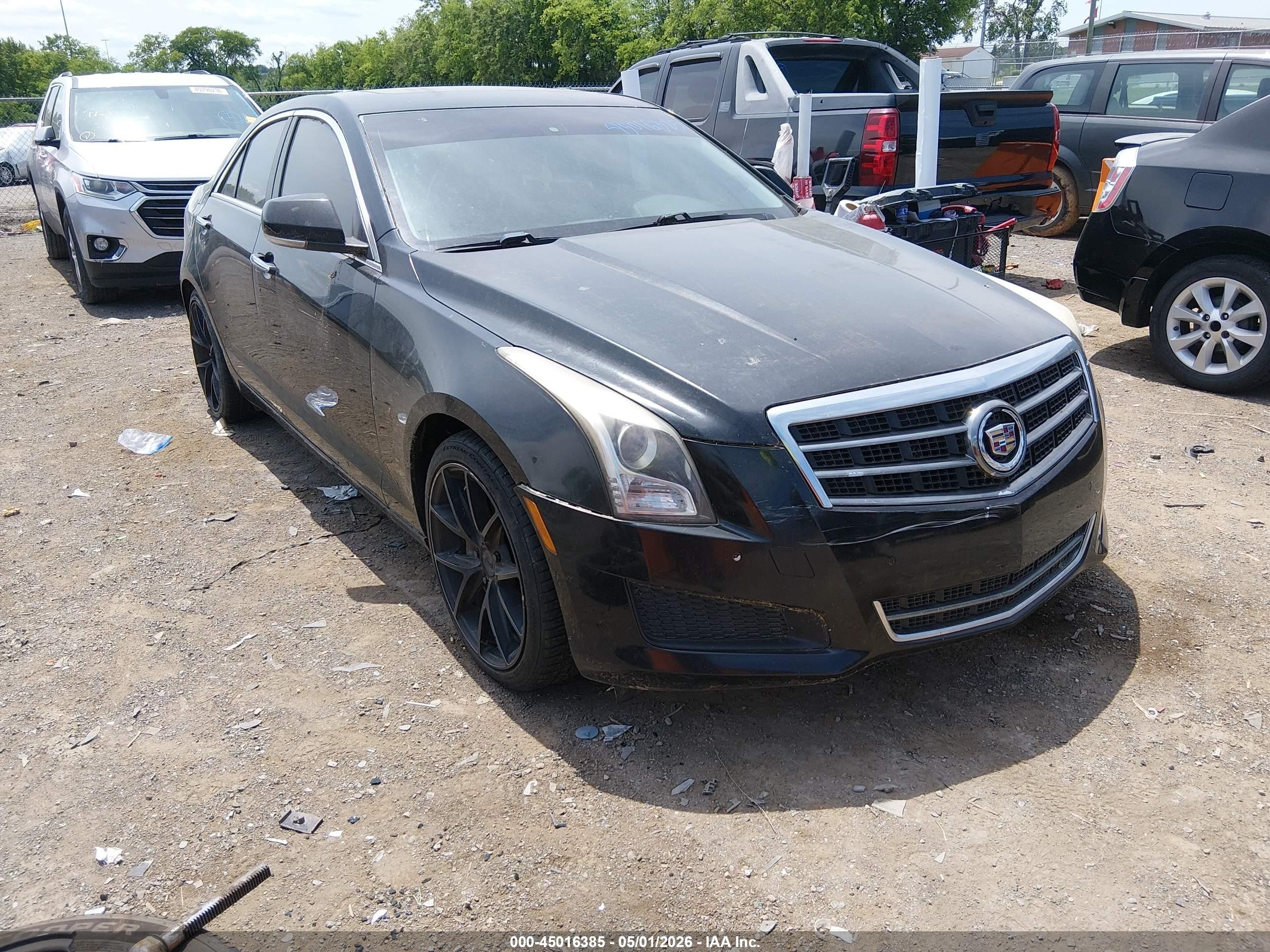 2014 Cadillac Ats Luxury Black vin: 1G6AB5RA9E0113771