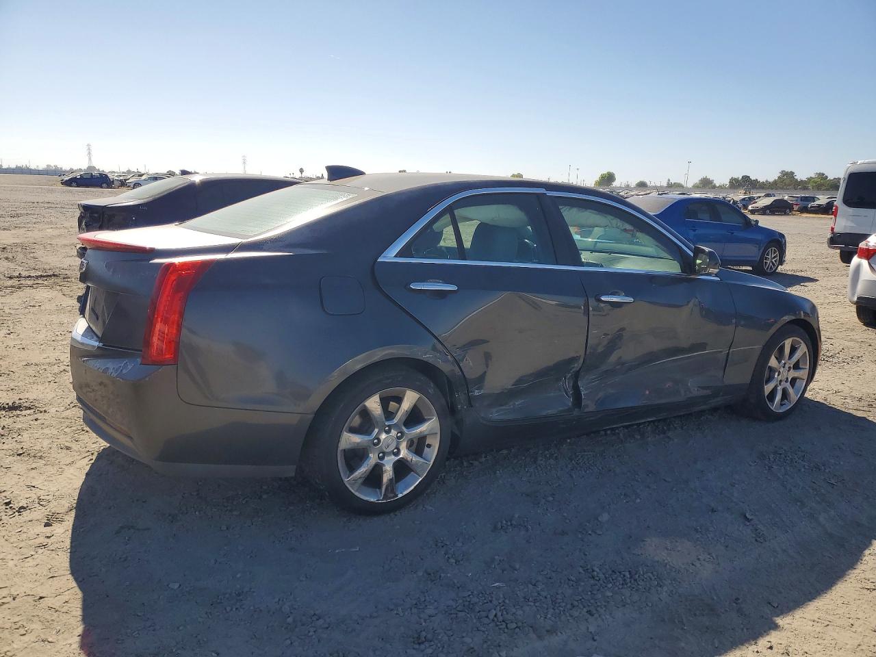 2015 Cadillac Ats Luxury Gray vin: 1G6AB5RA9F0138039