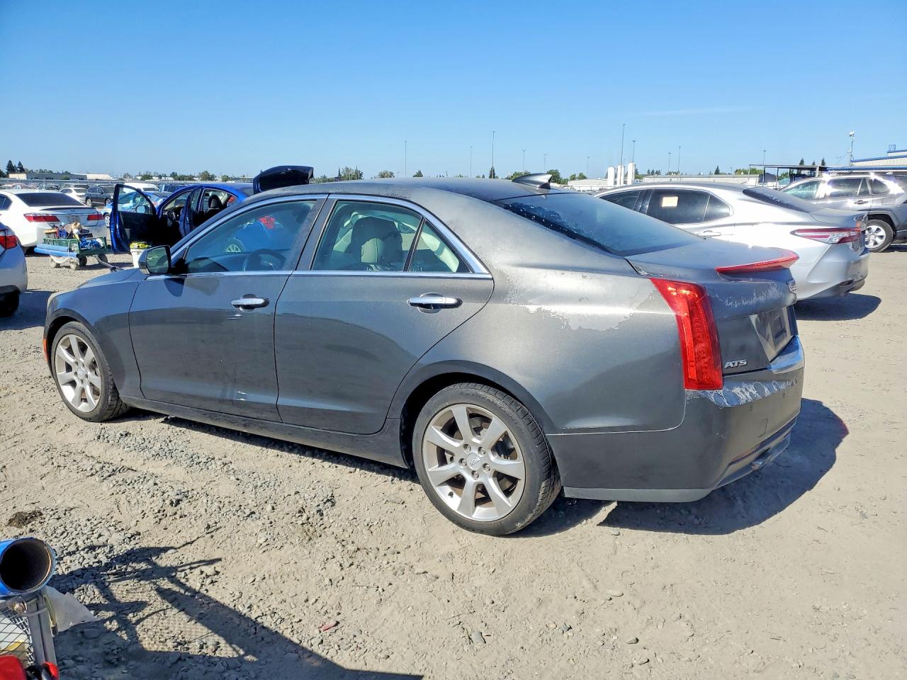 2015 Cadillac Ats Luxury Gray vin: 1G6AB5RA9F0138039